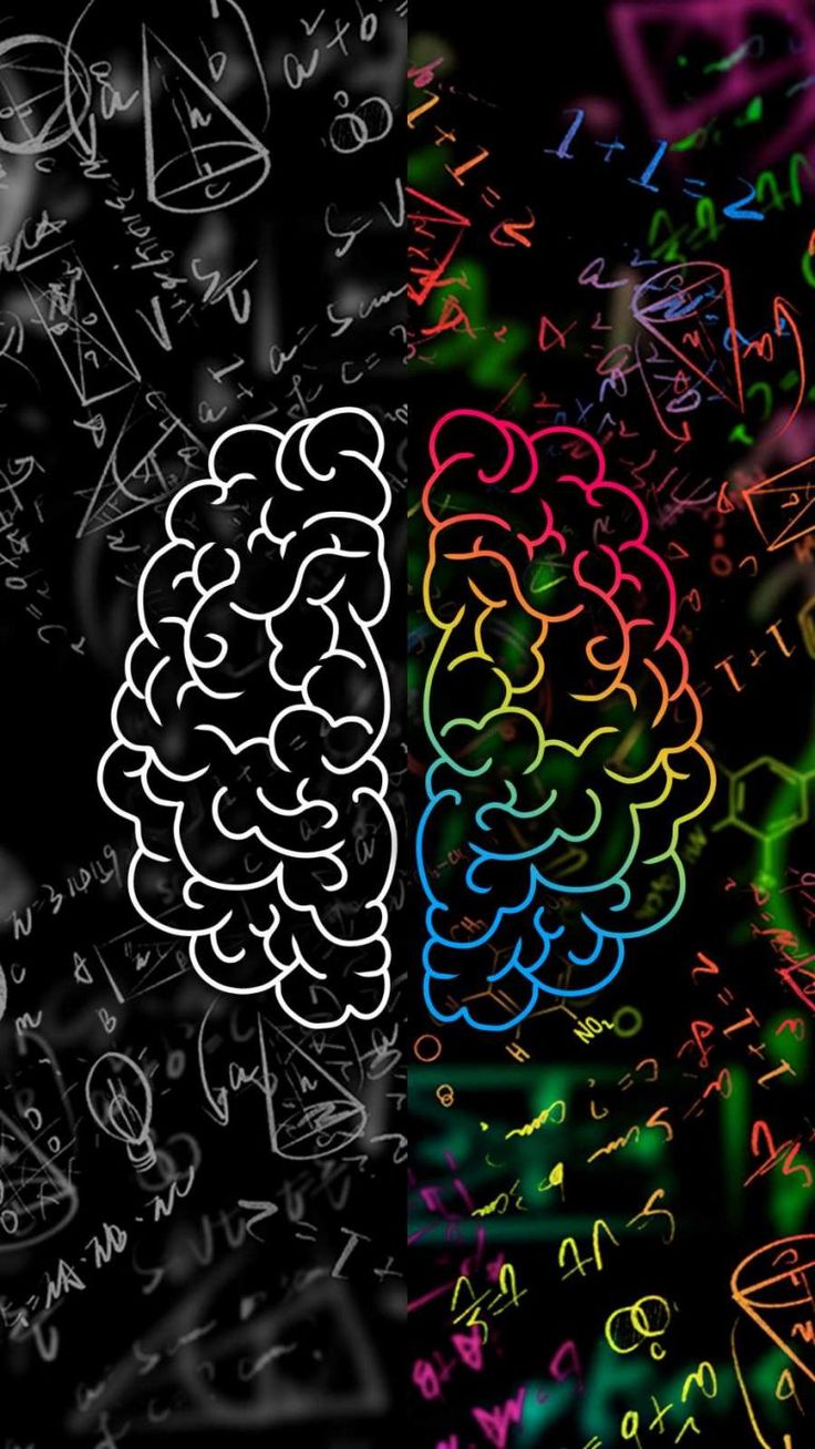 Creative Brain iPhone Wallpaper
