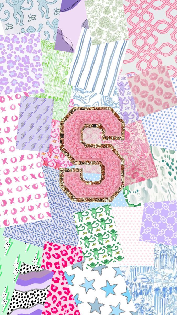preppy “s” wallpaper