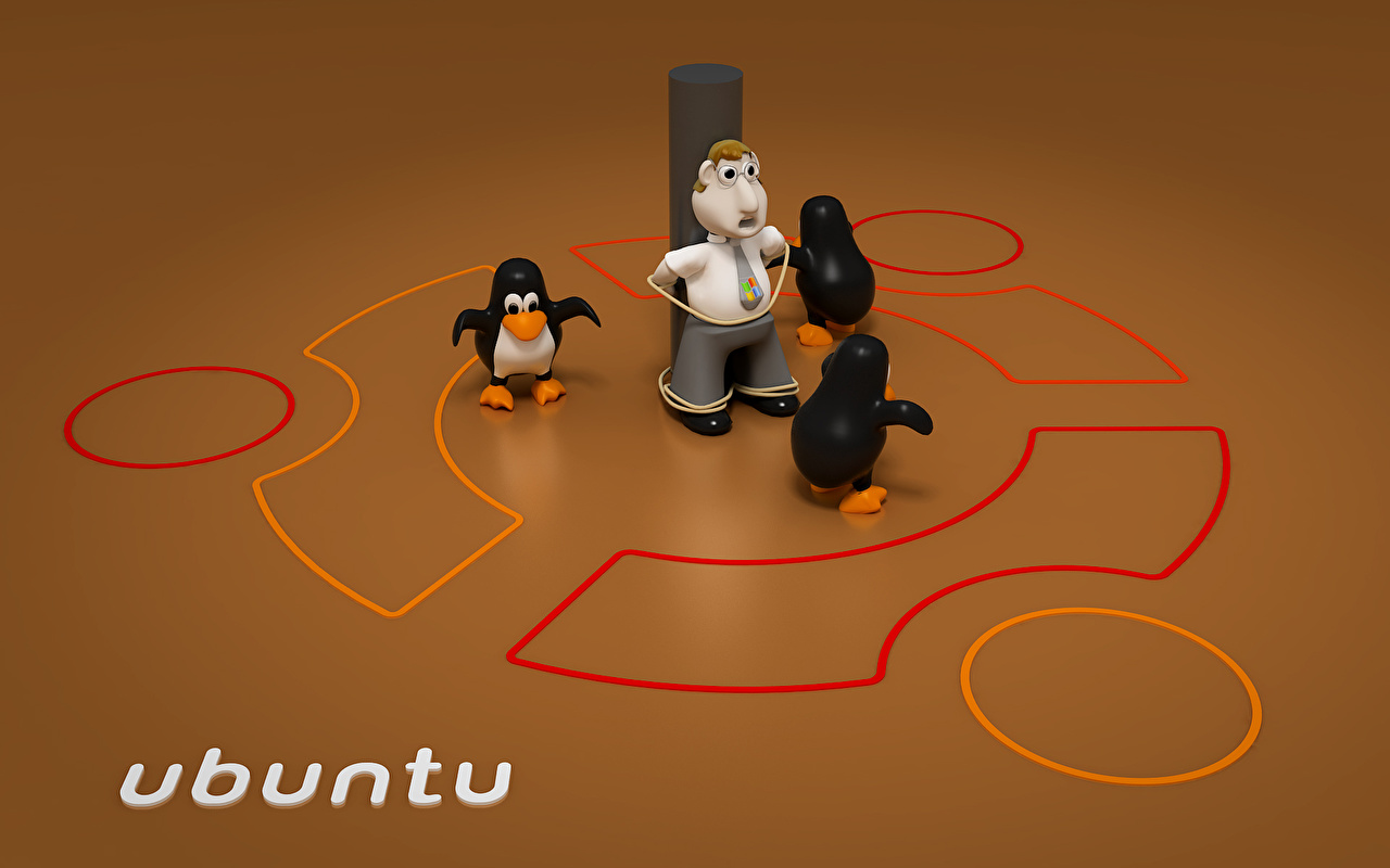Wallpaper Humor Linux Ubuntu Best 3D Graphics Computers