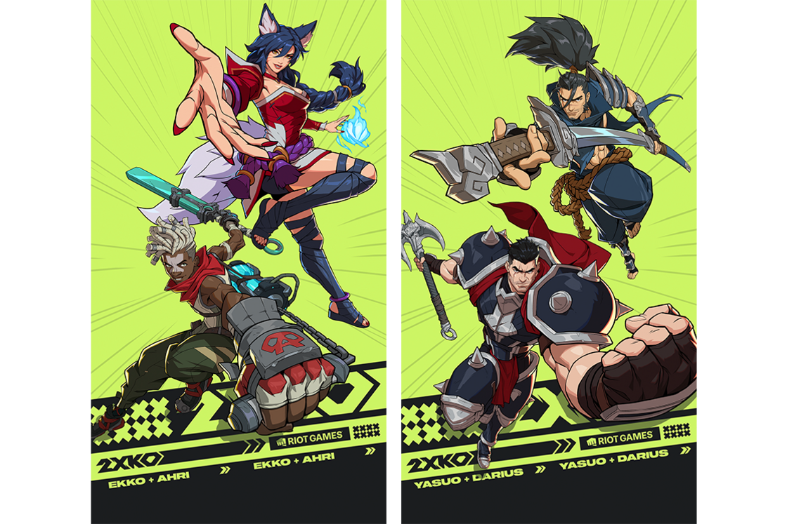 2XKO Social Media Phone and Desktop Wallpaper Kit