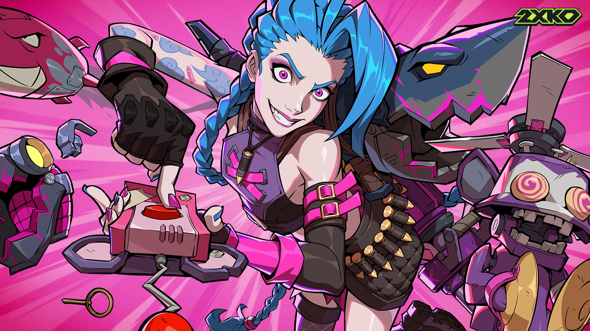 2XKO are some jinx wallpaper n whatnots. have fun!