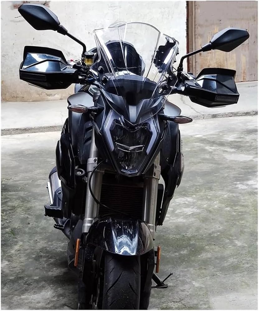 Motorcycle WindScreen Motorcycle Windshield with Bracket 1 Set Apply for for Italika 250Z 250 Z