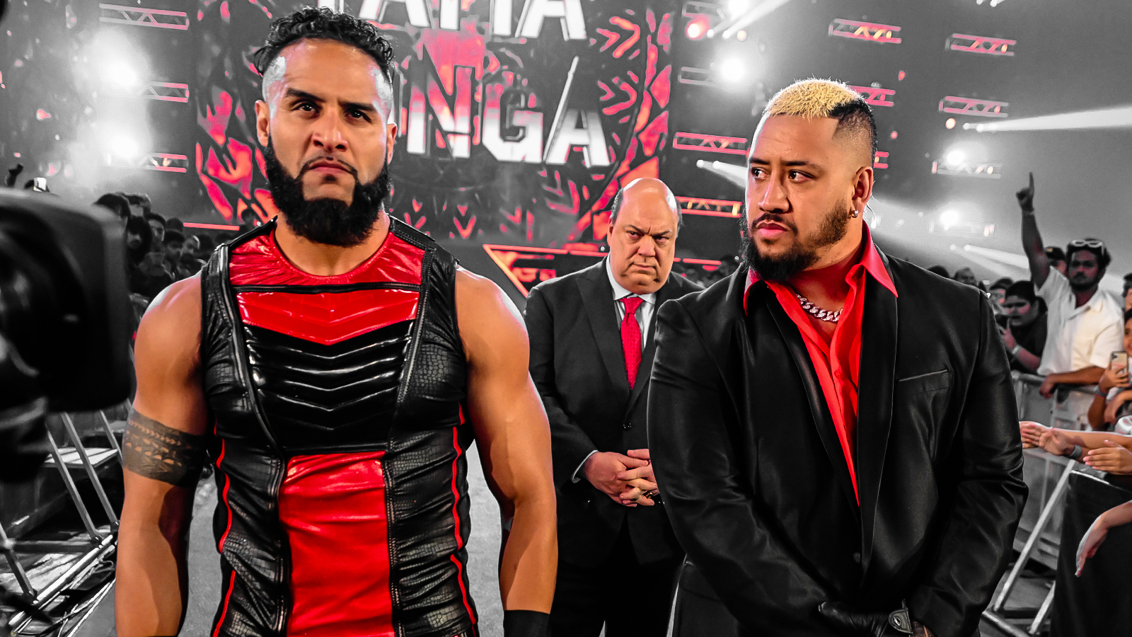 Exclusive Photo of The Bloodline's Tama Tonga vs Randy Orton on WWE Smackdown from Jeddah, Saudi Arabia