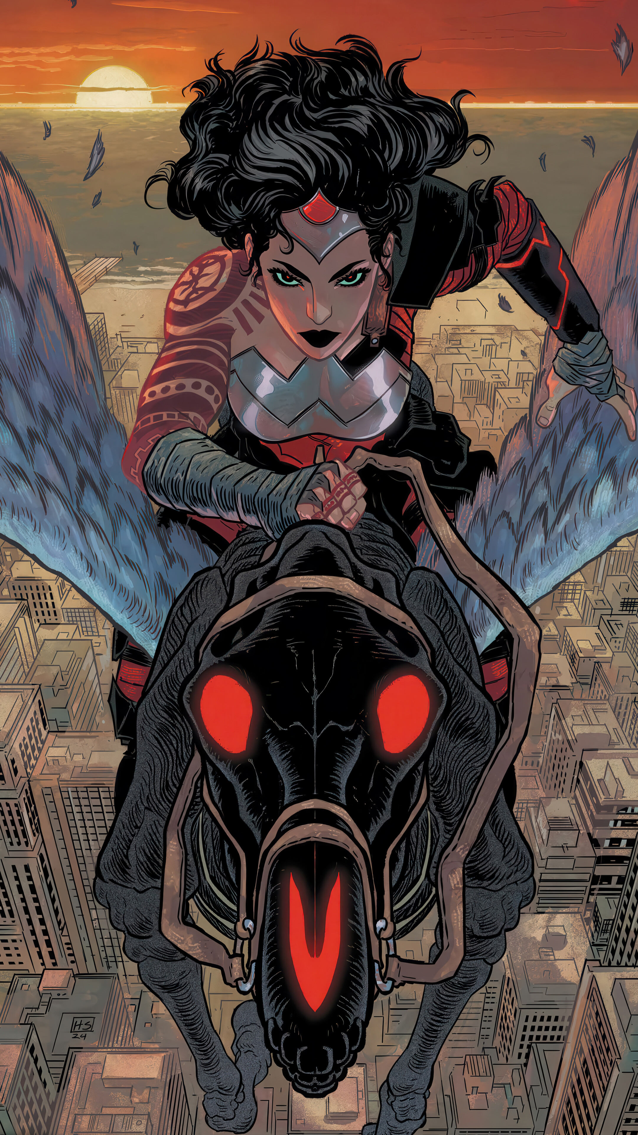 Absolute Wonder Woman Pegasus 4K