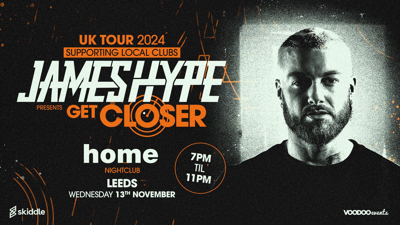 James Hype: Get Closer Tour Home Leeds Events Leeds