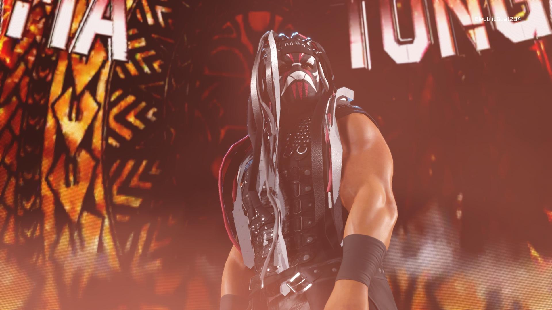 Tama Tonga Attire + Custom WCW Arena Titantrons