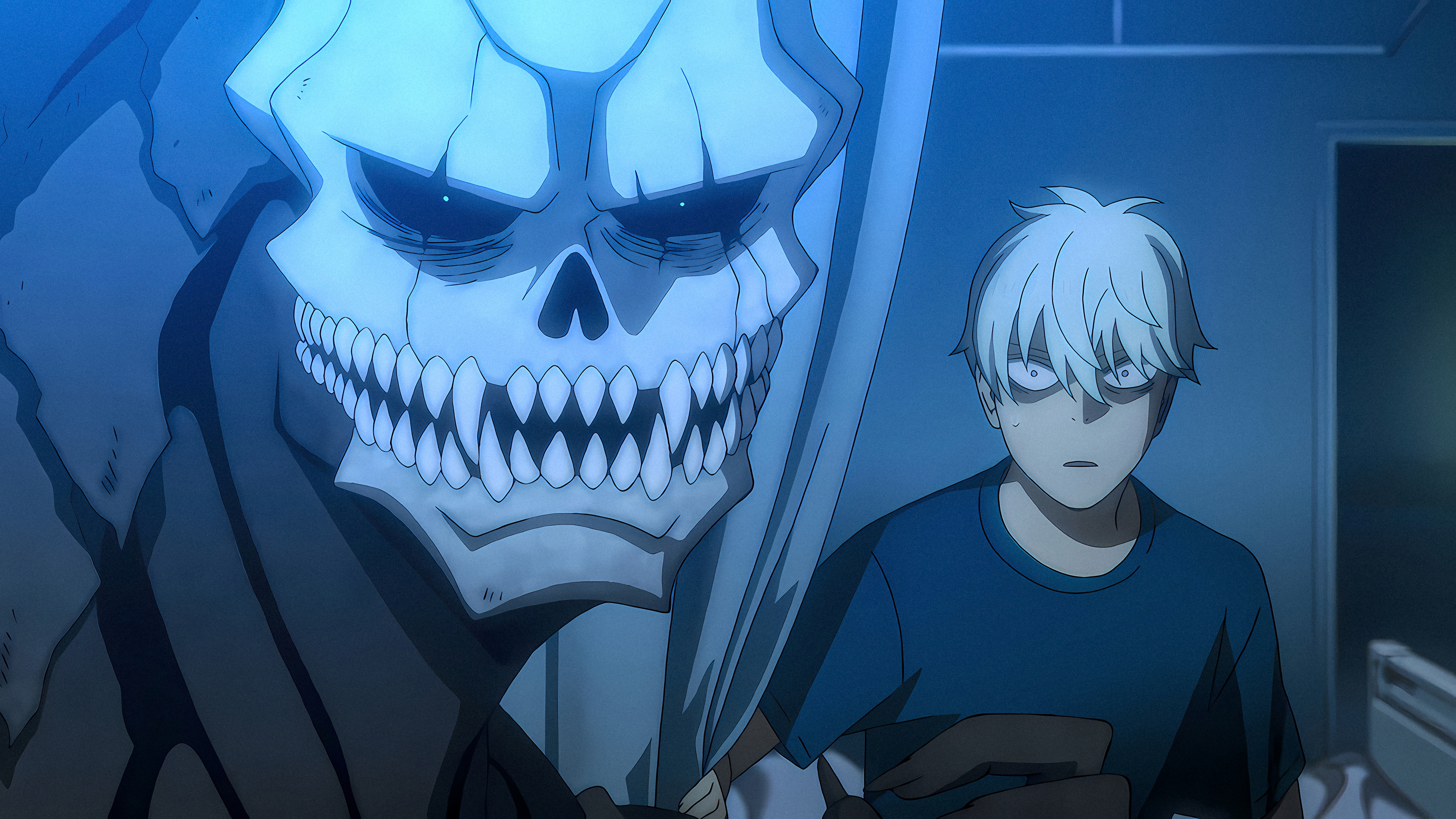 Wallpaper monster, anime, male, anime, high quality, funny, Kaiju, Kafka Hibino for mobile and desktop, section арт, resolution 7680x4320