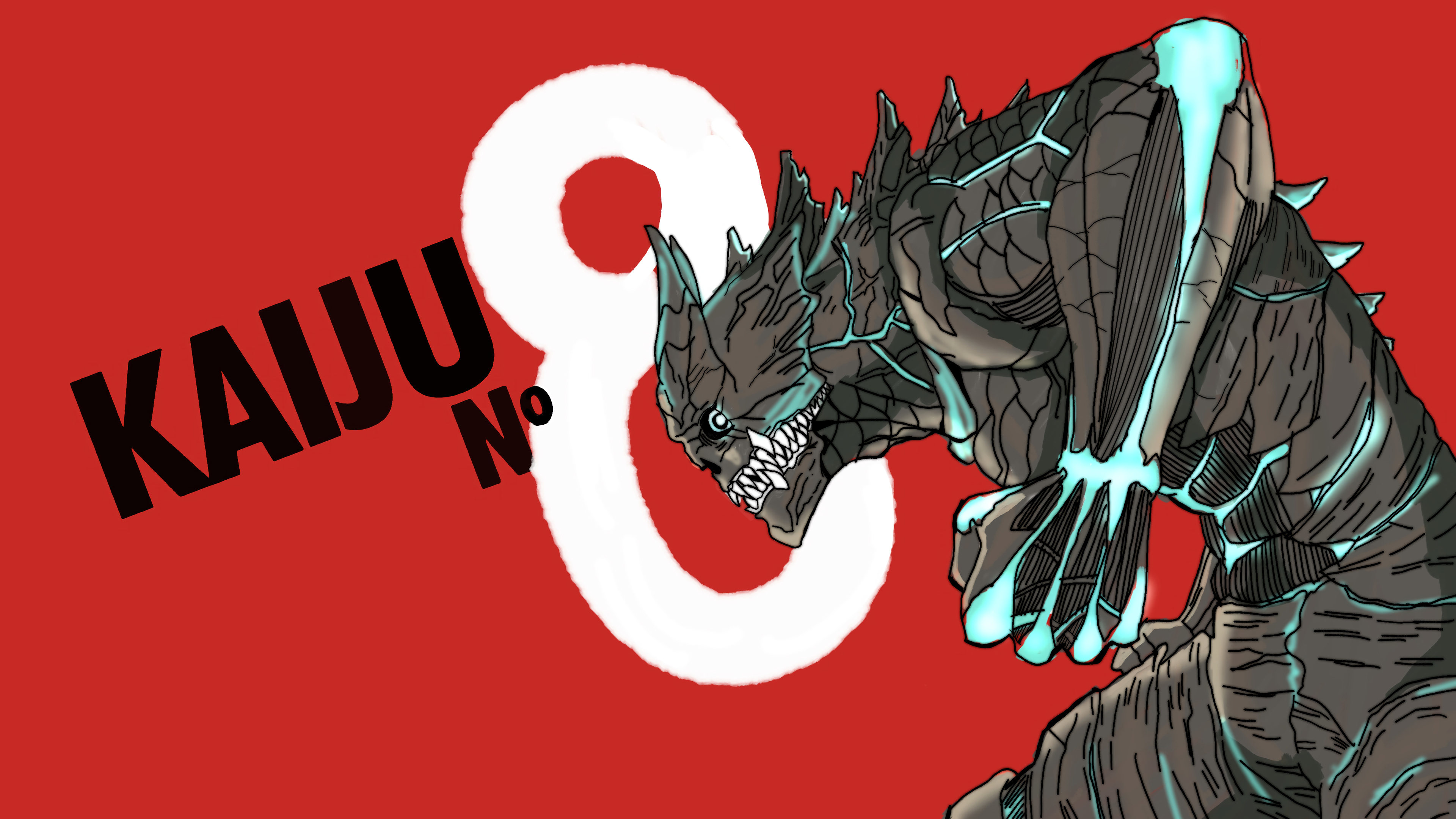 Kaiju No. 8 Kafka Hibino Kaiju Form Wallpaper 4K HD PC a