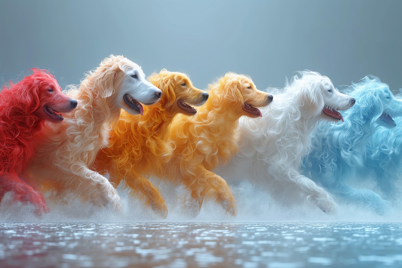 Download Dogs Nature. Royalty Free Stock Illustration Image