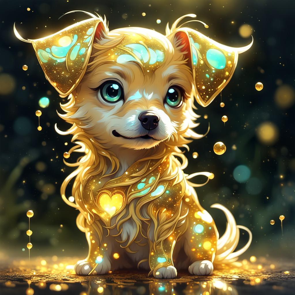 Cute chibi dog chibi dog