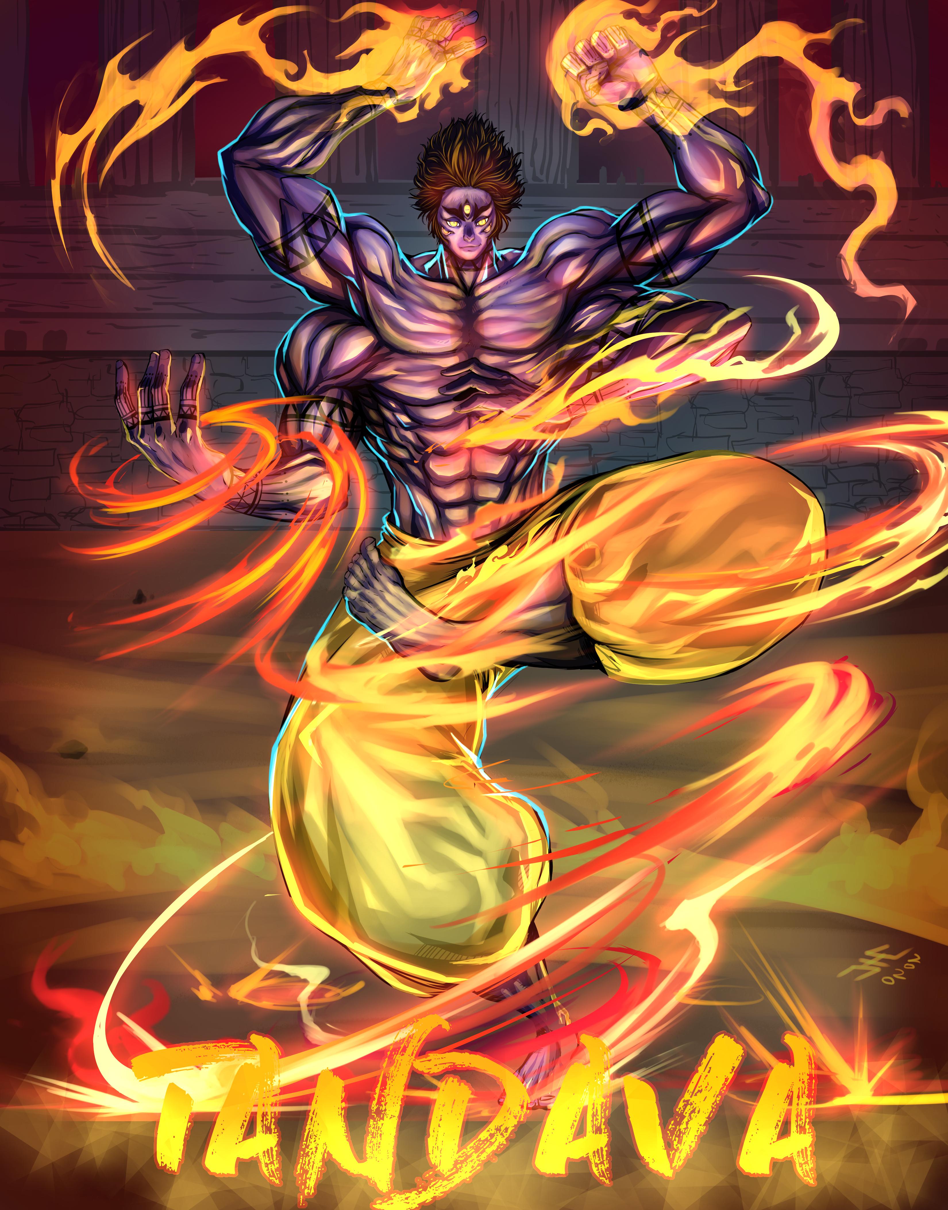 Shiva God of destruction dancing the mighty tandava dance. OC. waiting for anime serie S1
