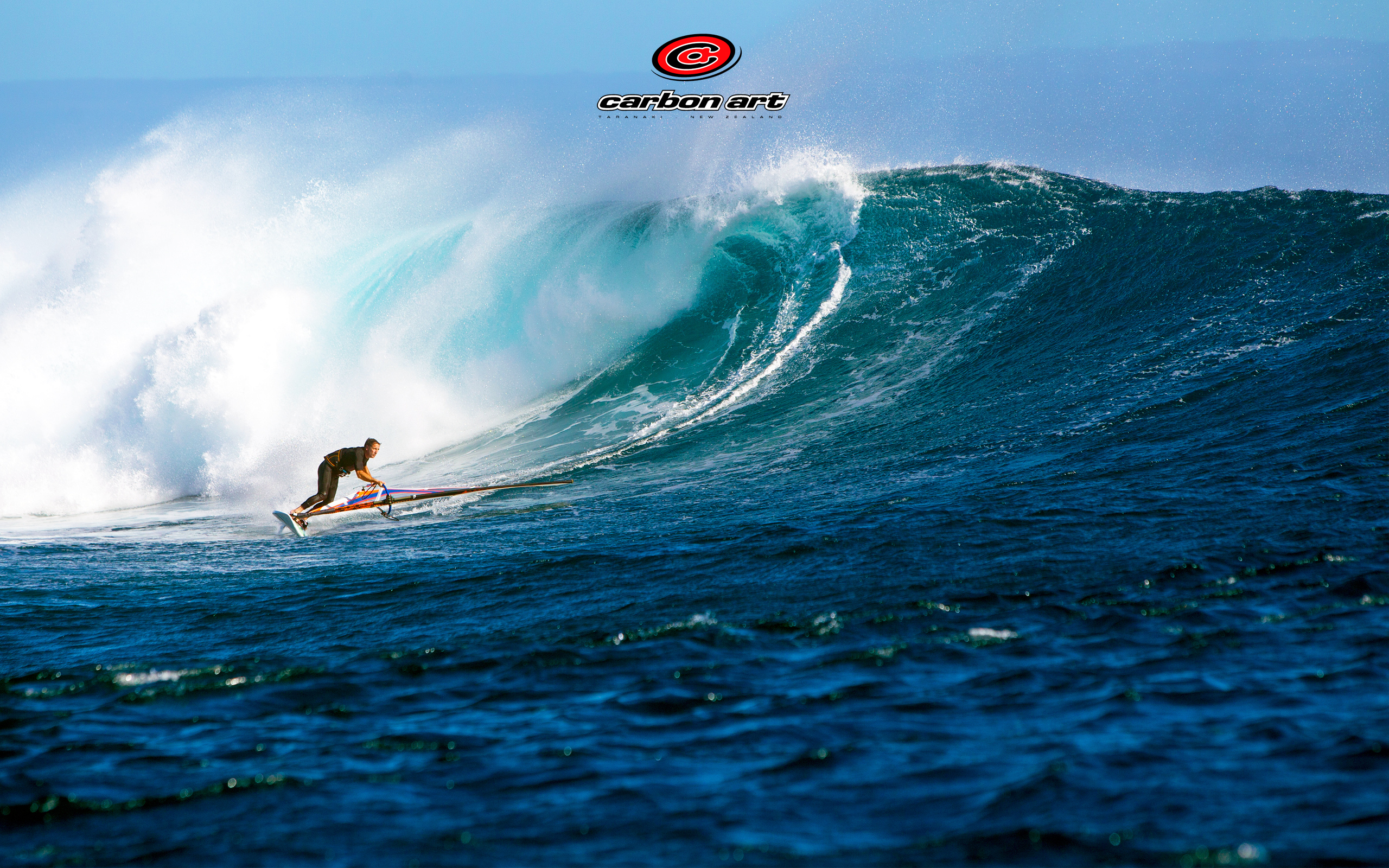 Windsurfing Desktop Wallpaper. Carbon Art Windsurfing