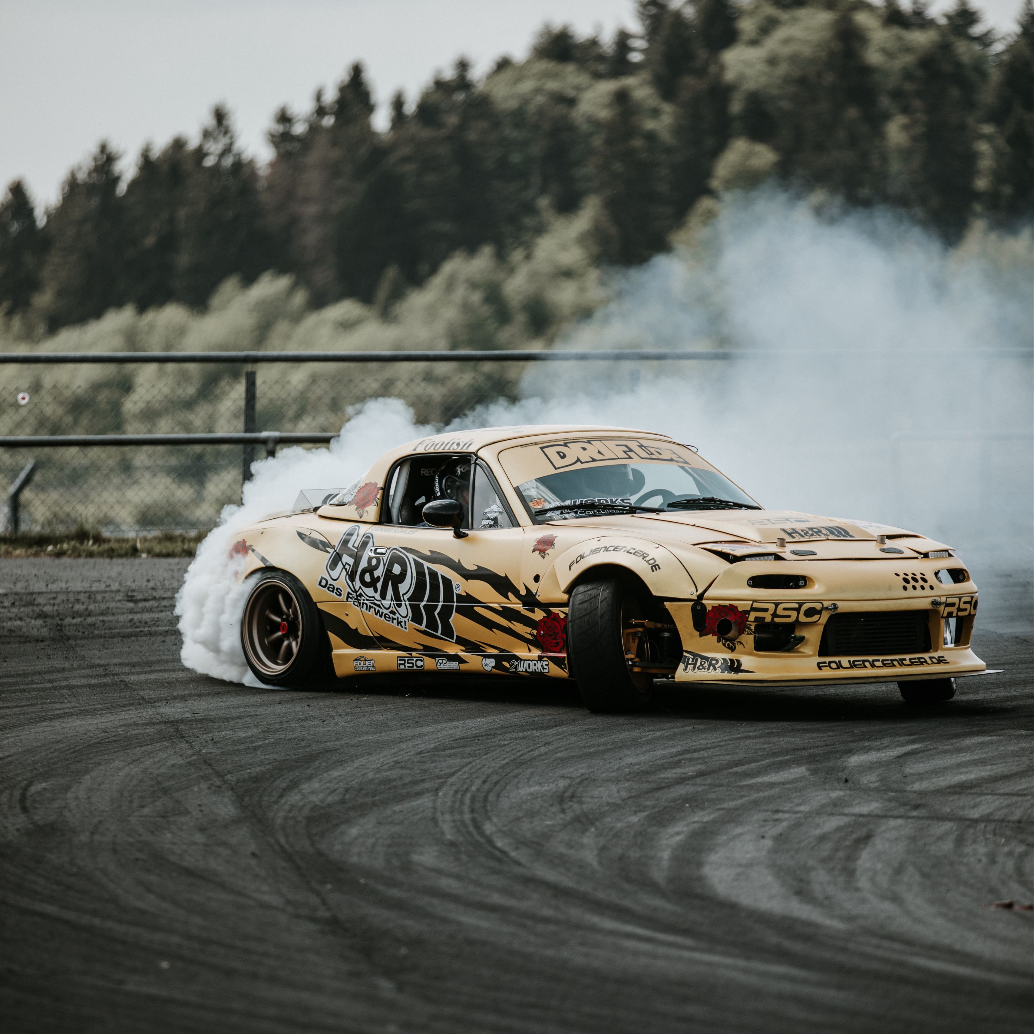 Download wallpaper 3415x3415 sports car, drift, race, tuning ipad pro 12.9 retina for parallax HD background