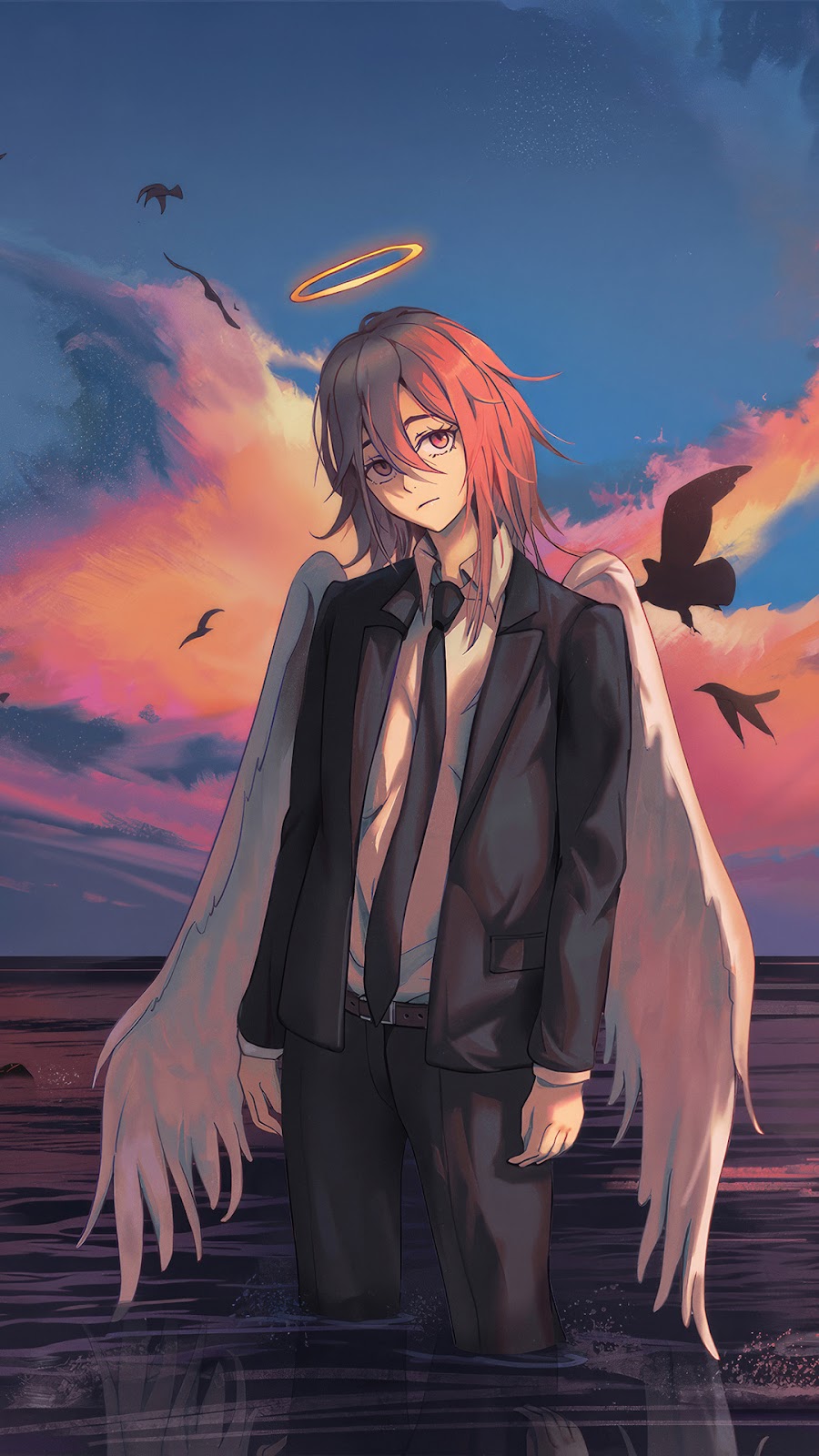 Angel Devil Chainsaw Man Mobile Walls