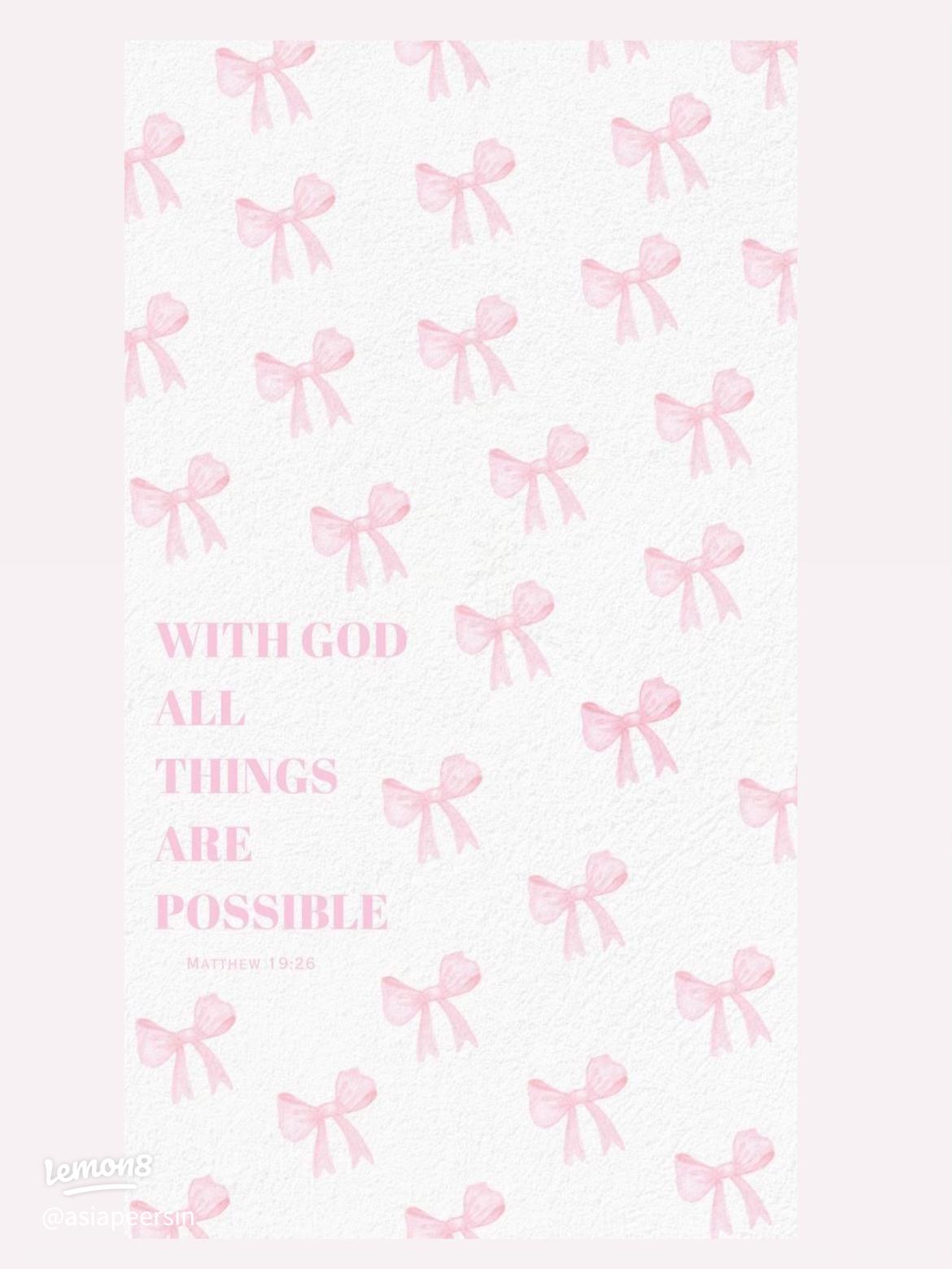Inspiring Pink Christian Wallpaper for Daily Motivation
