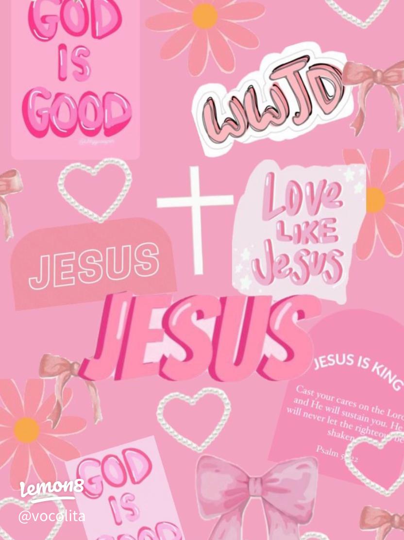 Inspiring Christian Wallpaper in Pink: Part 2