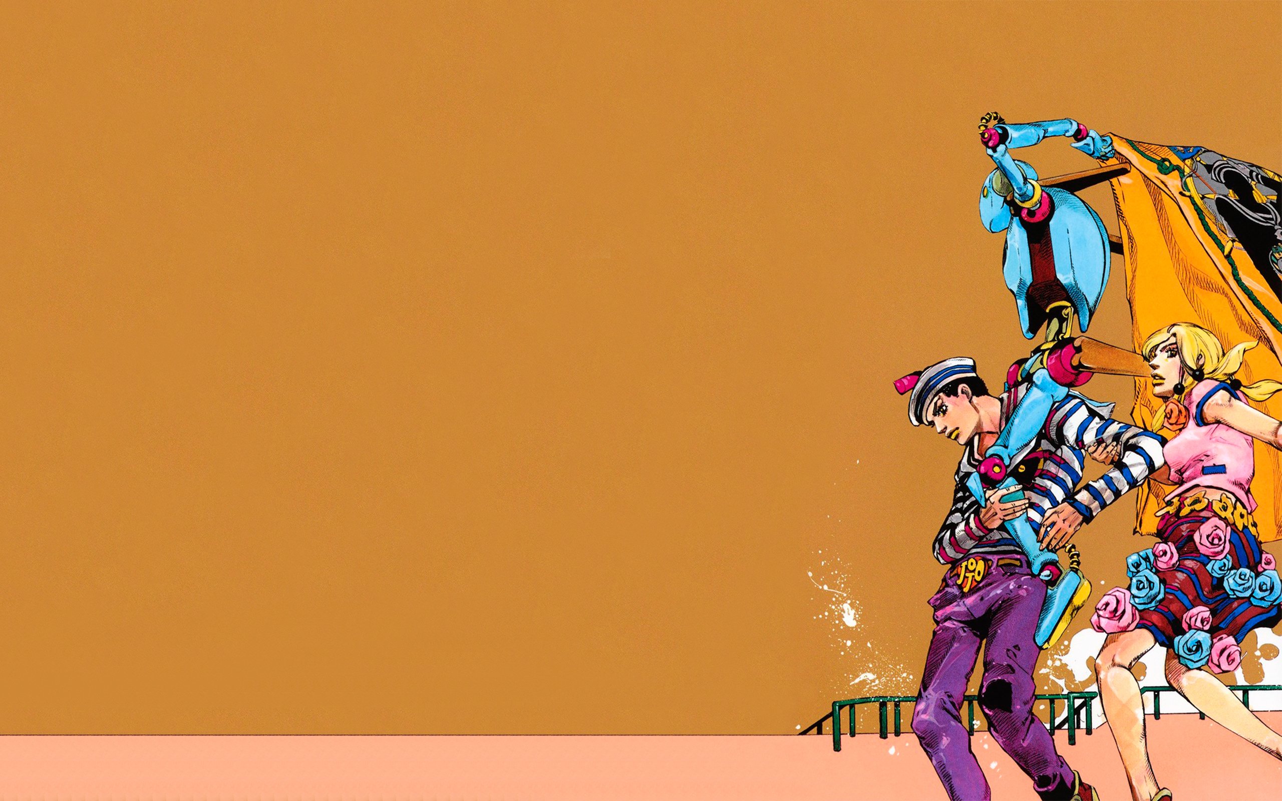 ❄️FrostyAlmighty❄️ Volume 20 and Chapter 84's covers converted into desktop wallpaper #jjba #jjl