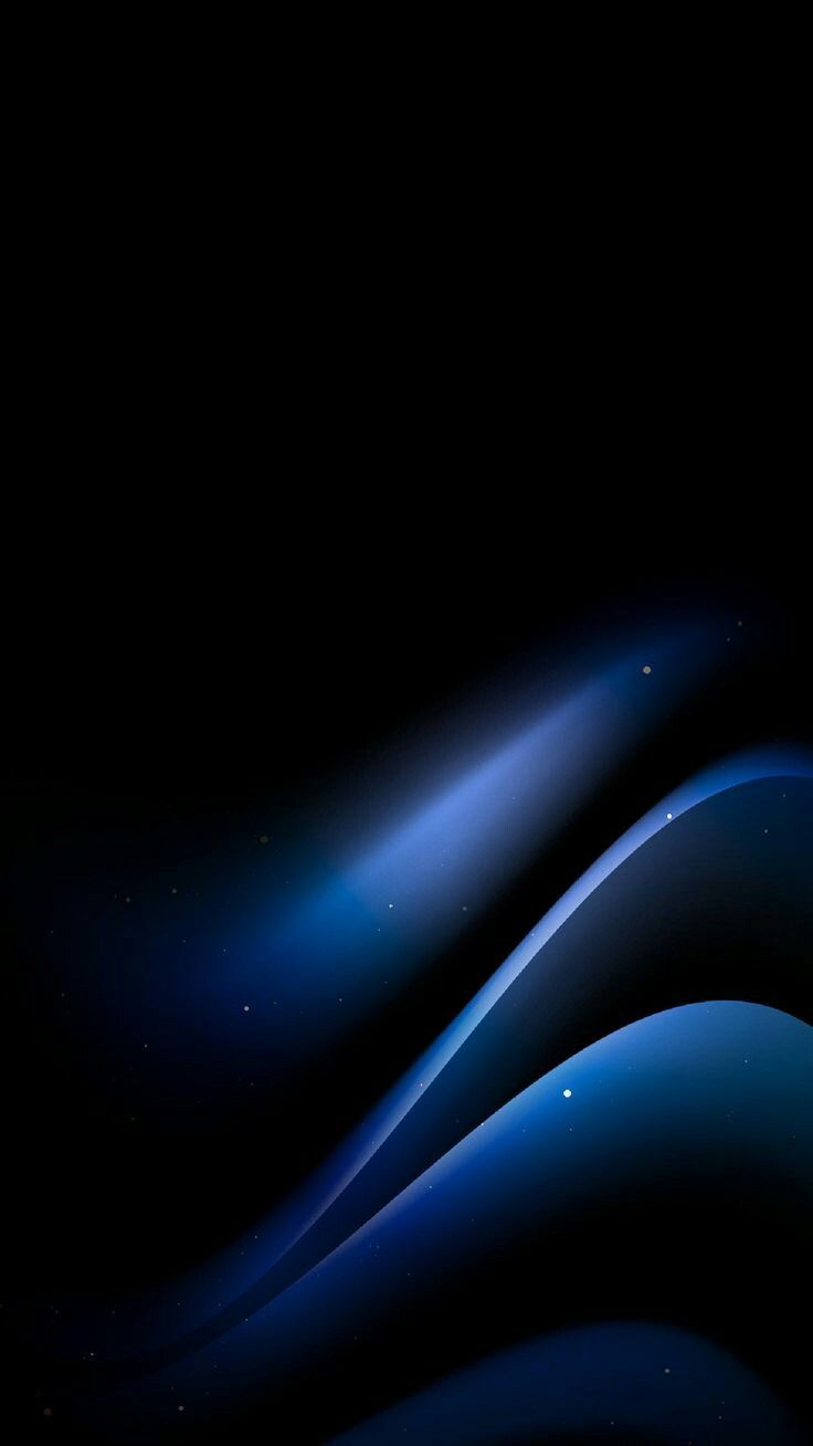Abstract Dark Blue Galaxy Wallpaper