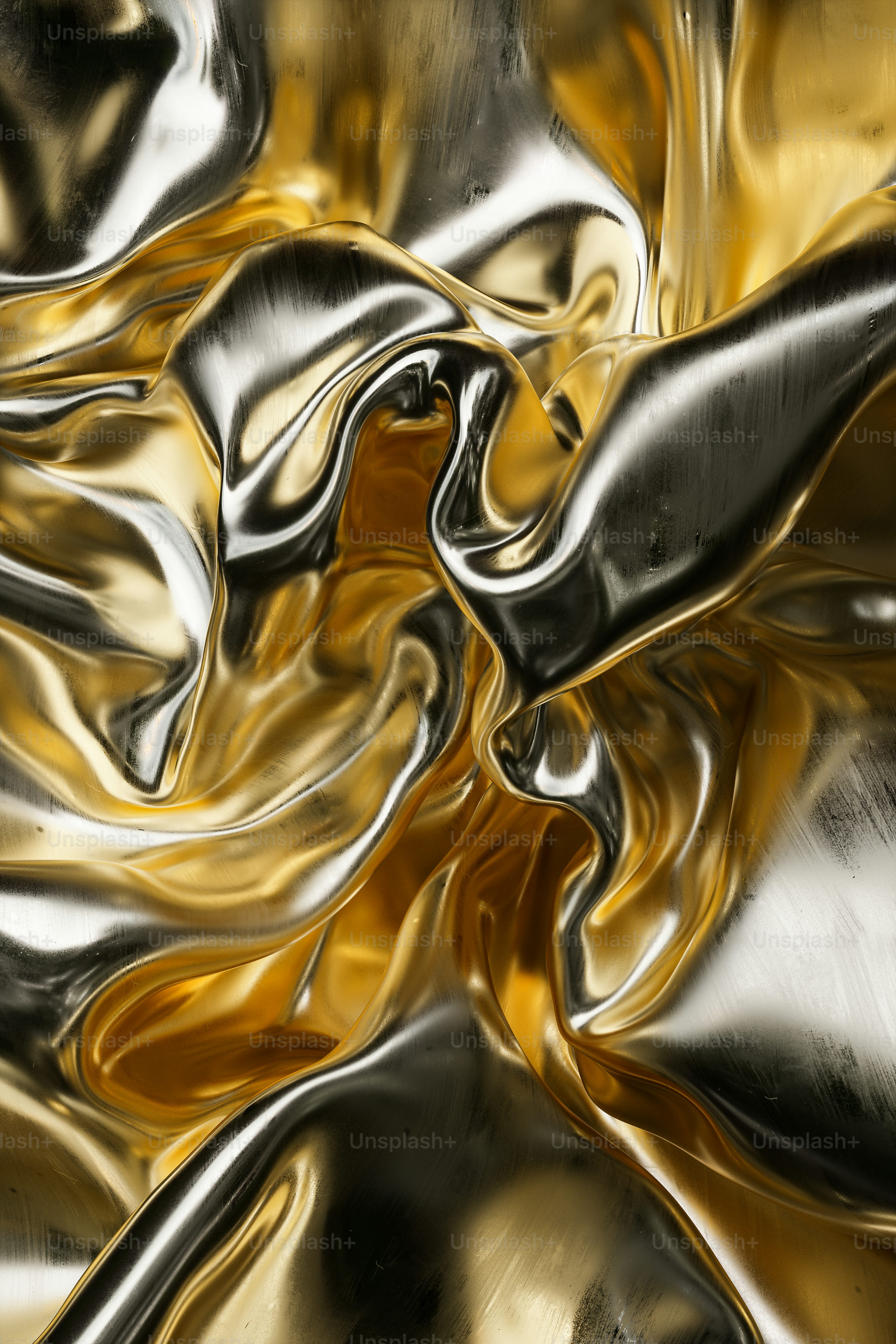 Gold Foil Picture [4K]. Download Free Image