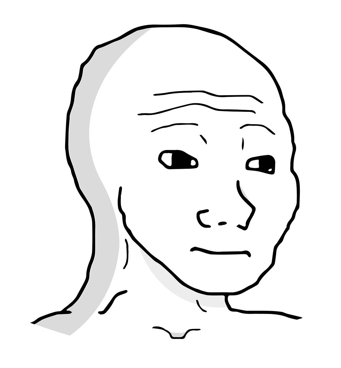 Download Sad Meme Face Wallpaper