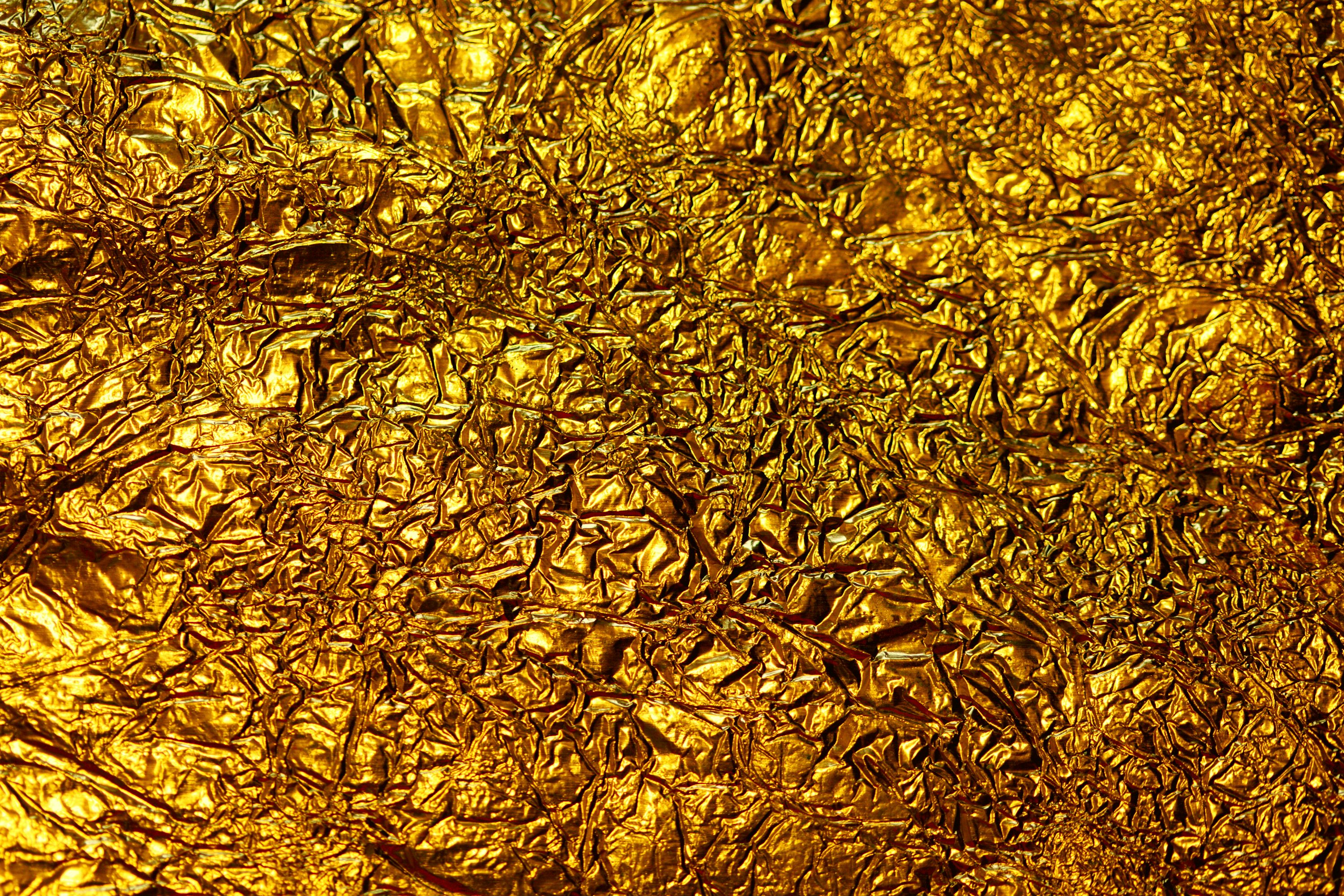 Gold Foil Picture [4K]. Download Free Image