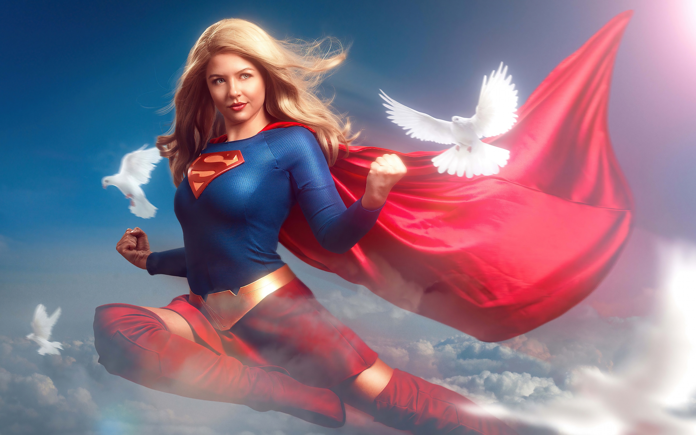Supergirl Wallpaper 4K, Marvel Superheroes, Marvel Comics