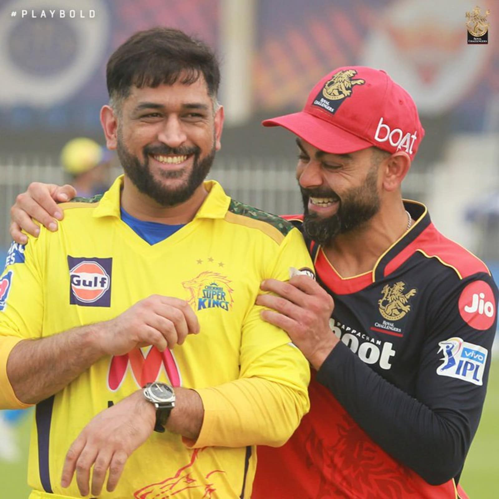 IPL 2021: Virat Kohli MS Dhoni's Bromance Goes Viral; See Pics