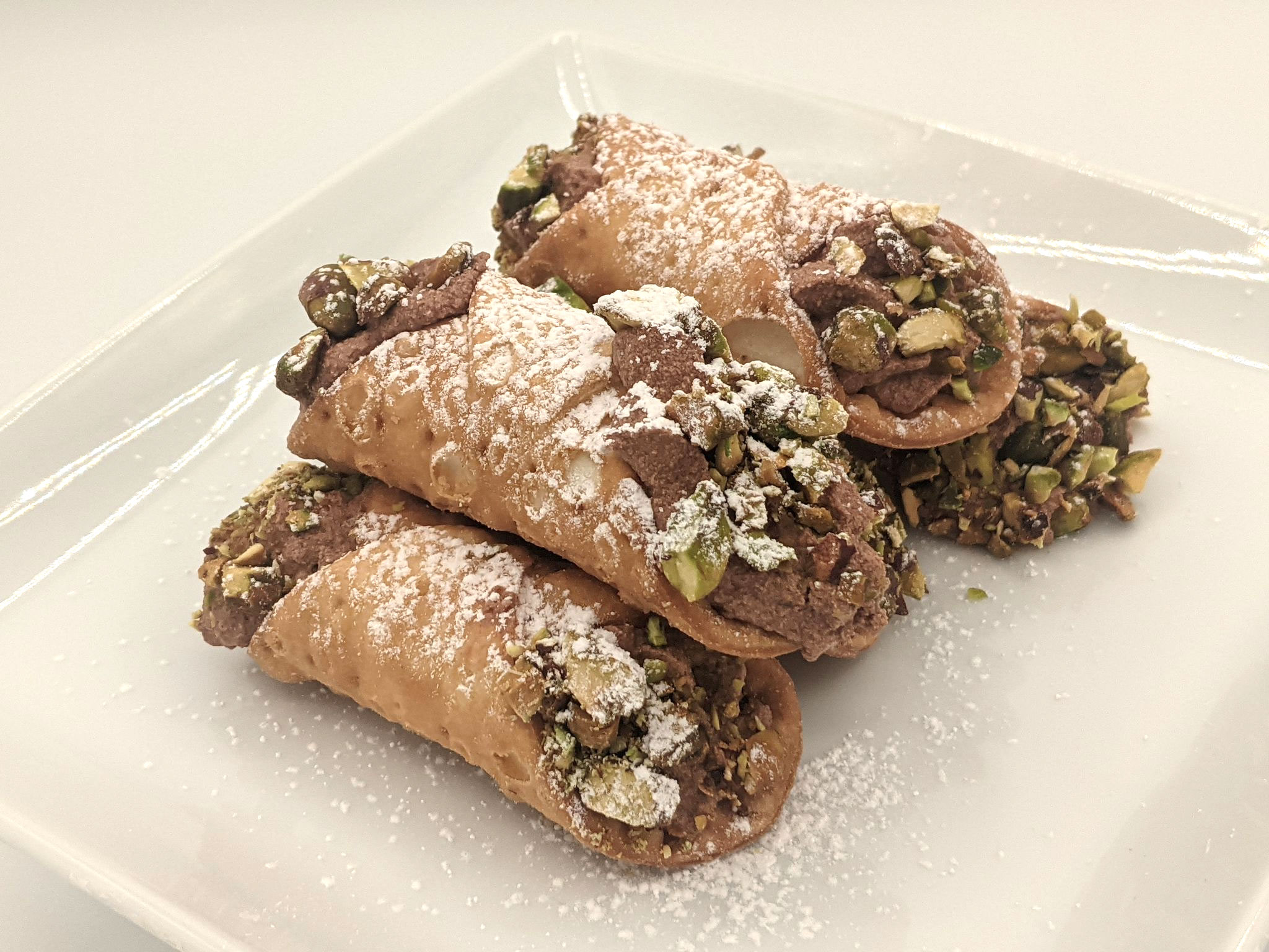 Chocolate Almond Cannoli