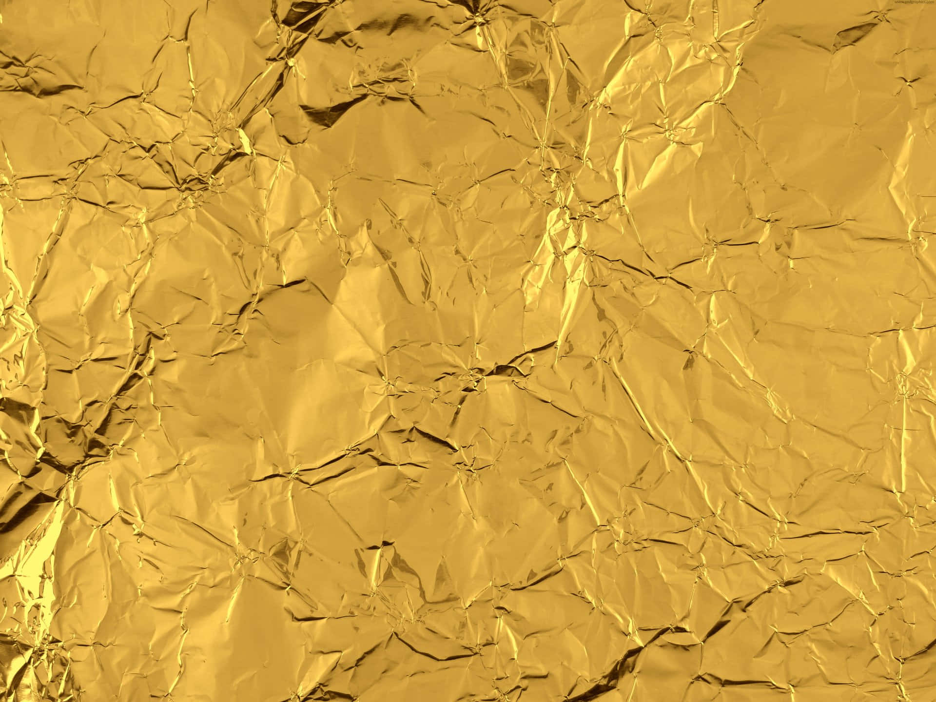Download Gold Foil Paper Texture Wallpaper