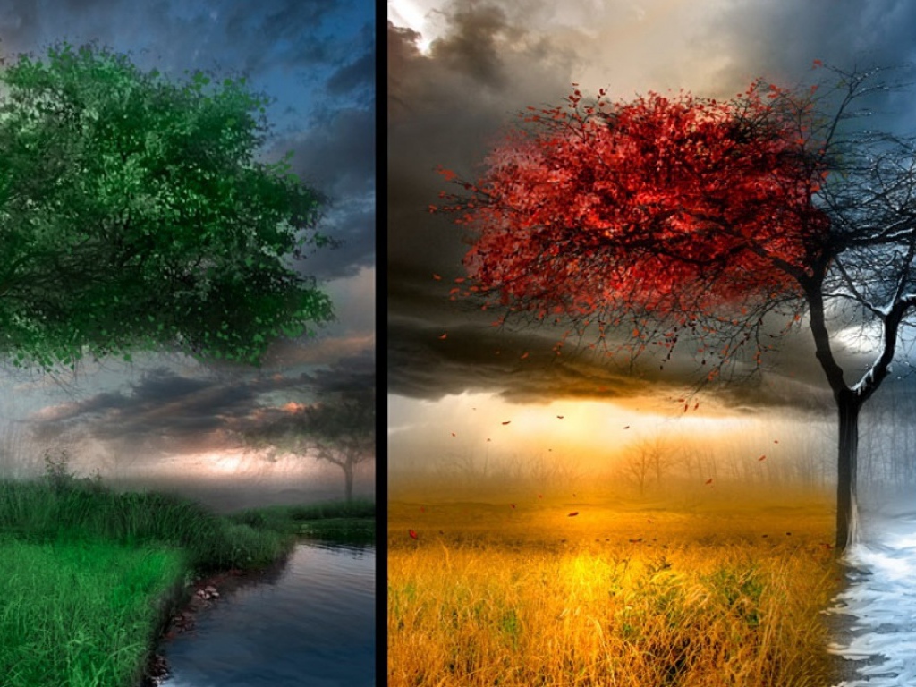 Summer Autumn Winter Spring Wallpapers - Wallpaper Cave