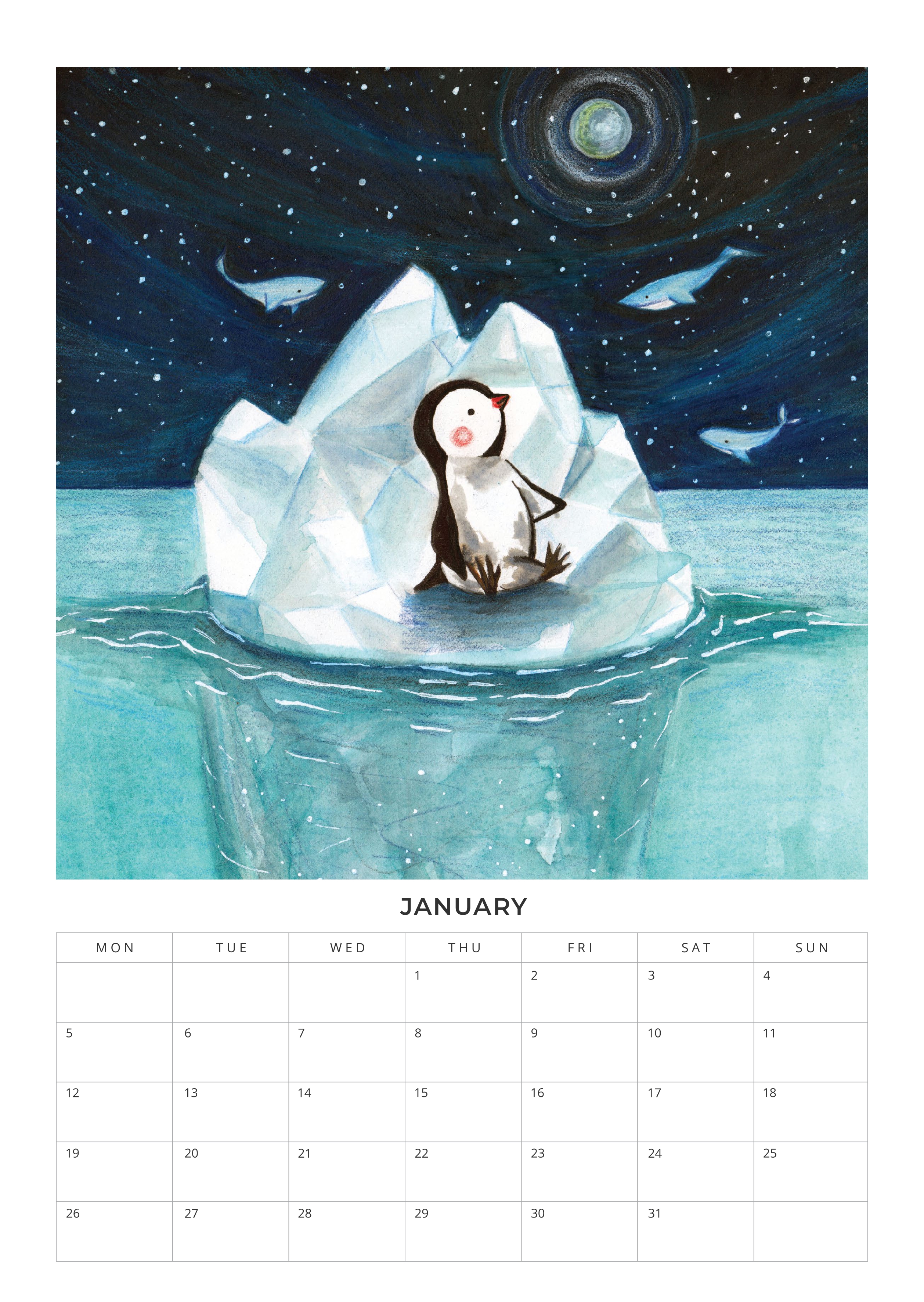 Shop the 2026 Happy Fantasy Worlds Calendar for Kids