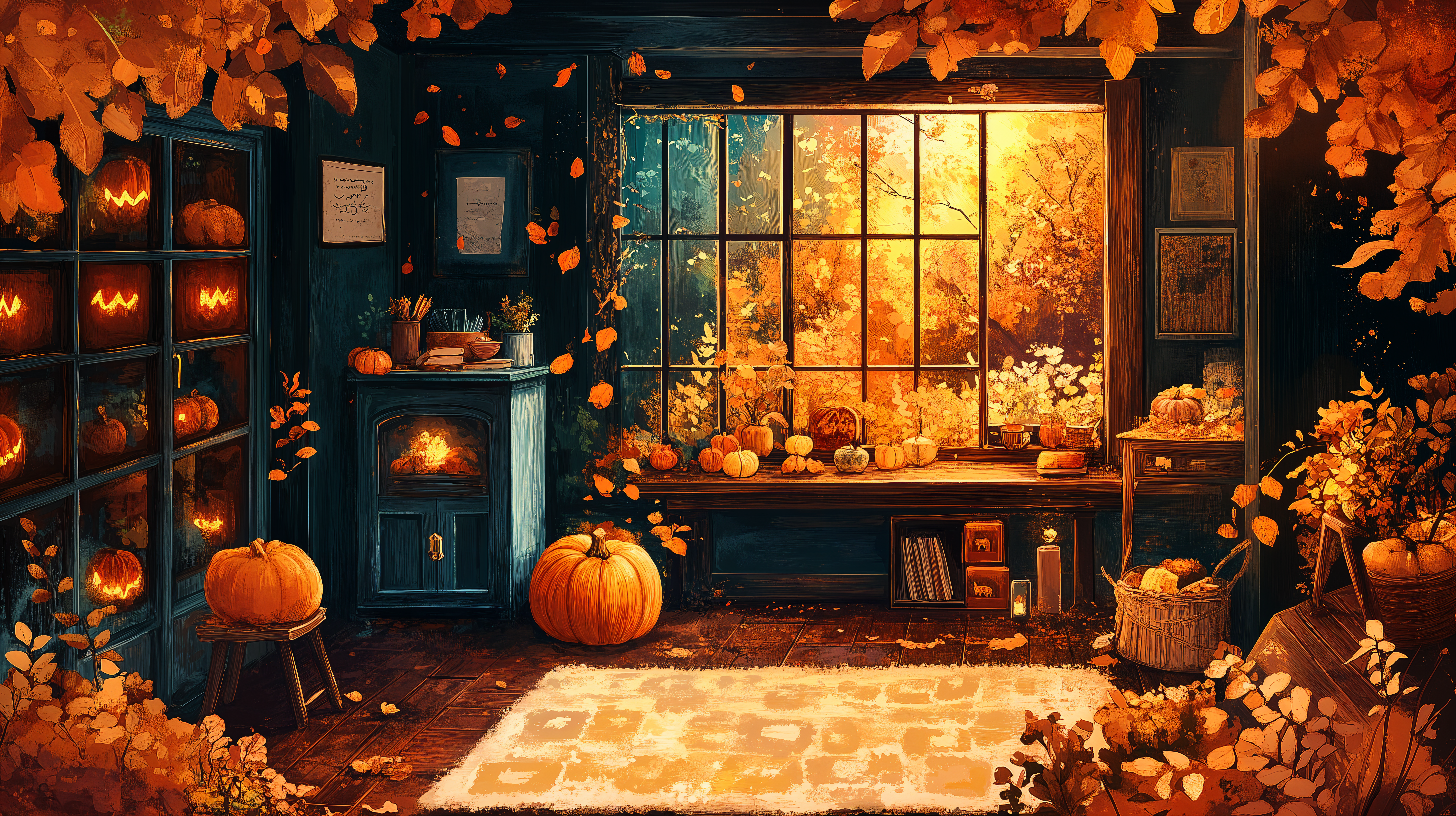 Cozy Autumn Aesthetic Ultra HD Wallpaper