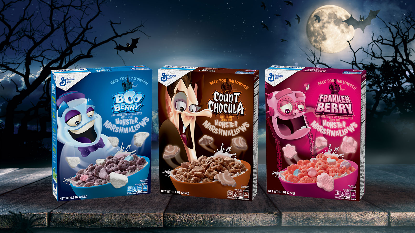 Back For Halloween: Monster Cereals Make Their Chilling Return