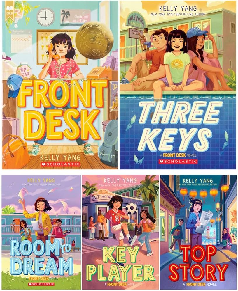 Front Desk Series 5 Books Set (Hardcover Edition): Kelly Yang: Books