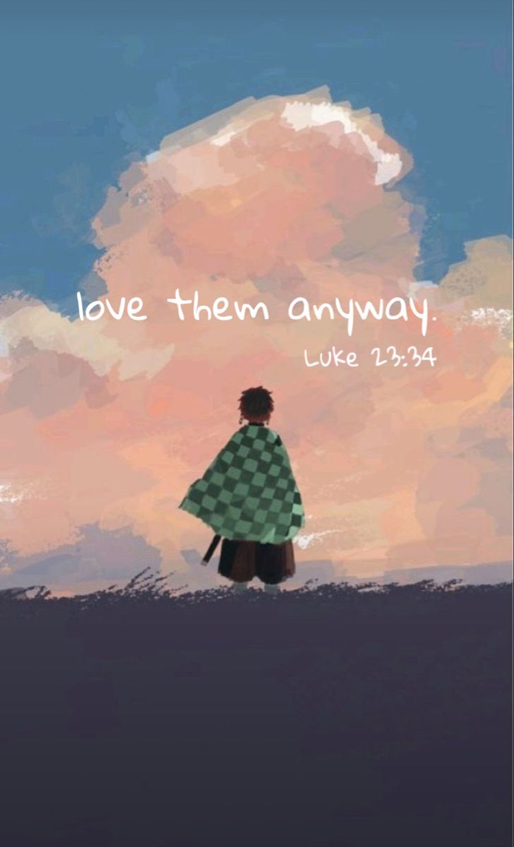 Bible Verse Anime Wallapper