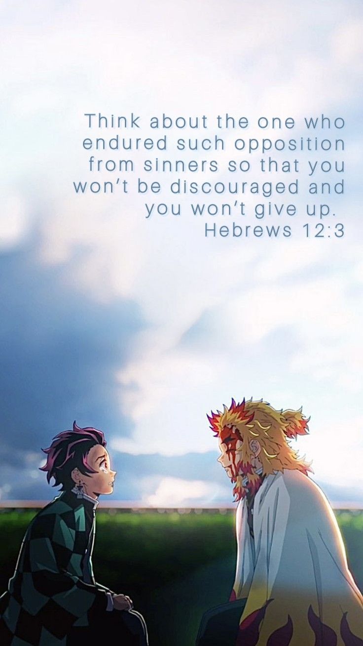 Bible verse anime wallpaper