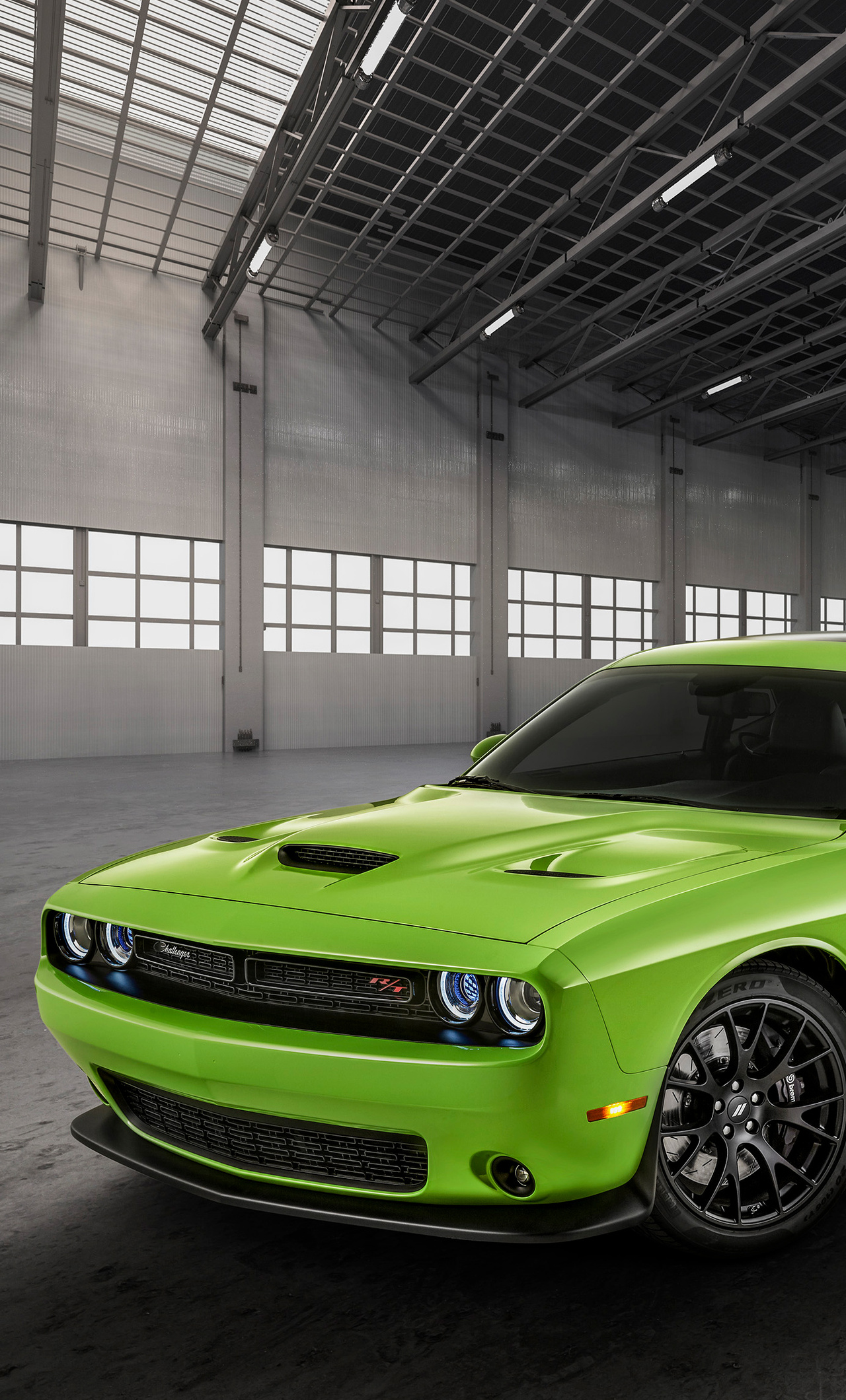Dodge Charger SRT Hellcat In Green iPhone , HD 4k Wallpaper, Image, Background, Photos and Picture