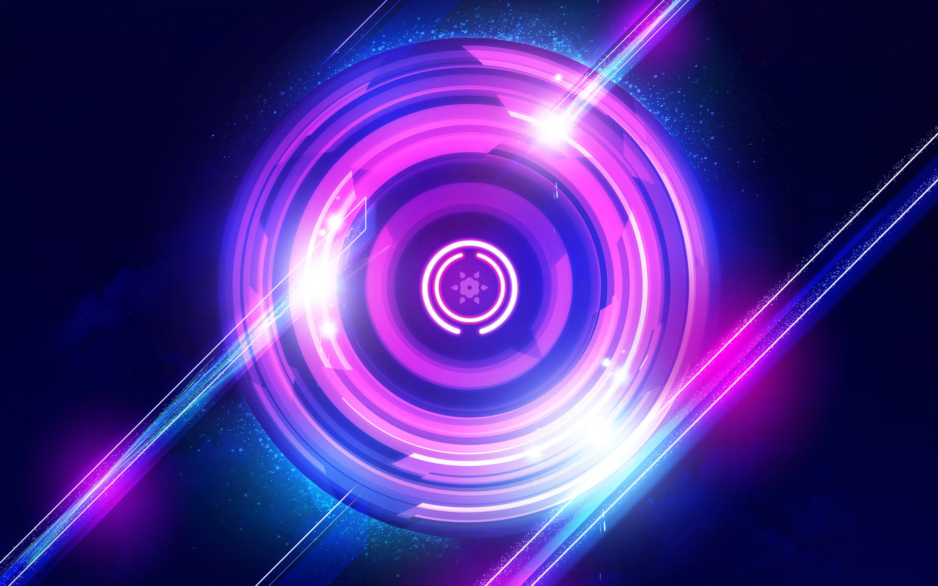 Purple Vortex: An Abstract HD Wallpaper Experience