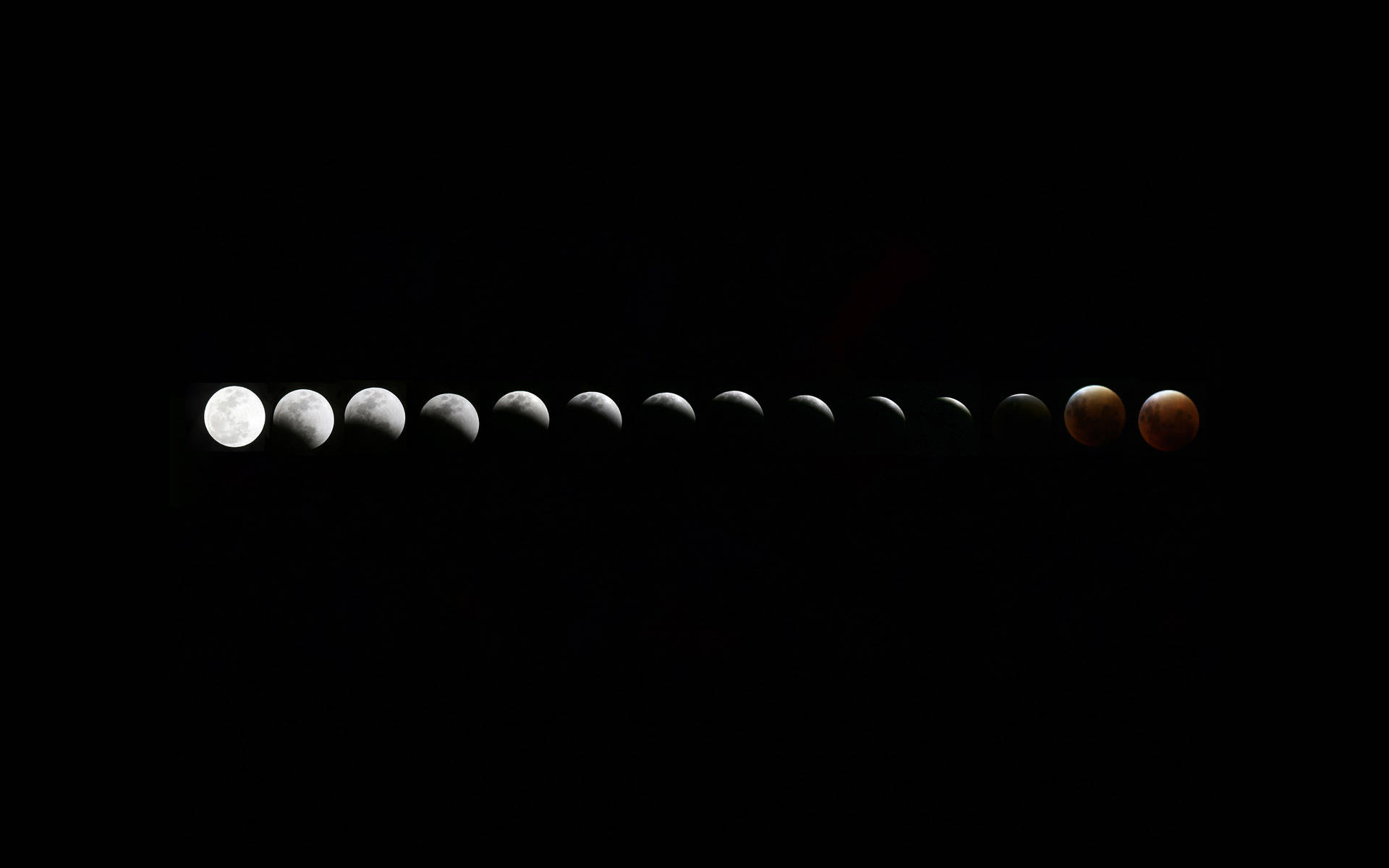 Download Moon Phases Black Mac Wallpaper