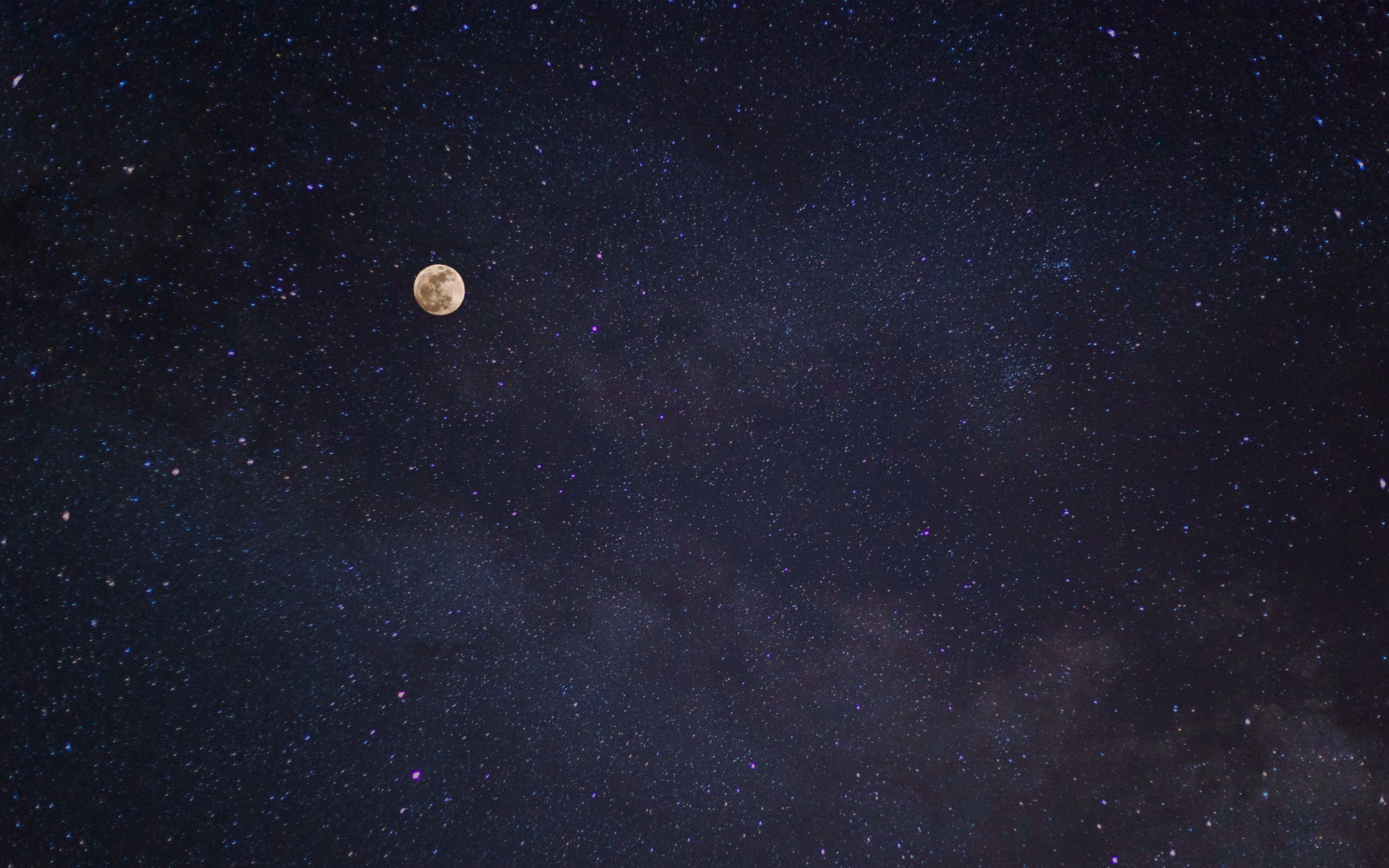 Full Moon And Stars Galaxy Macbook Pro Retina , HD 4k Wallpaper Image, Background, Photos and Picture