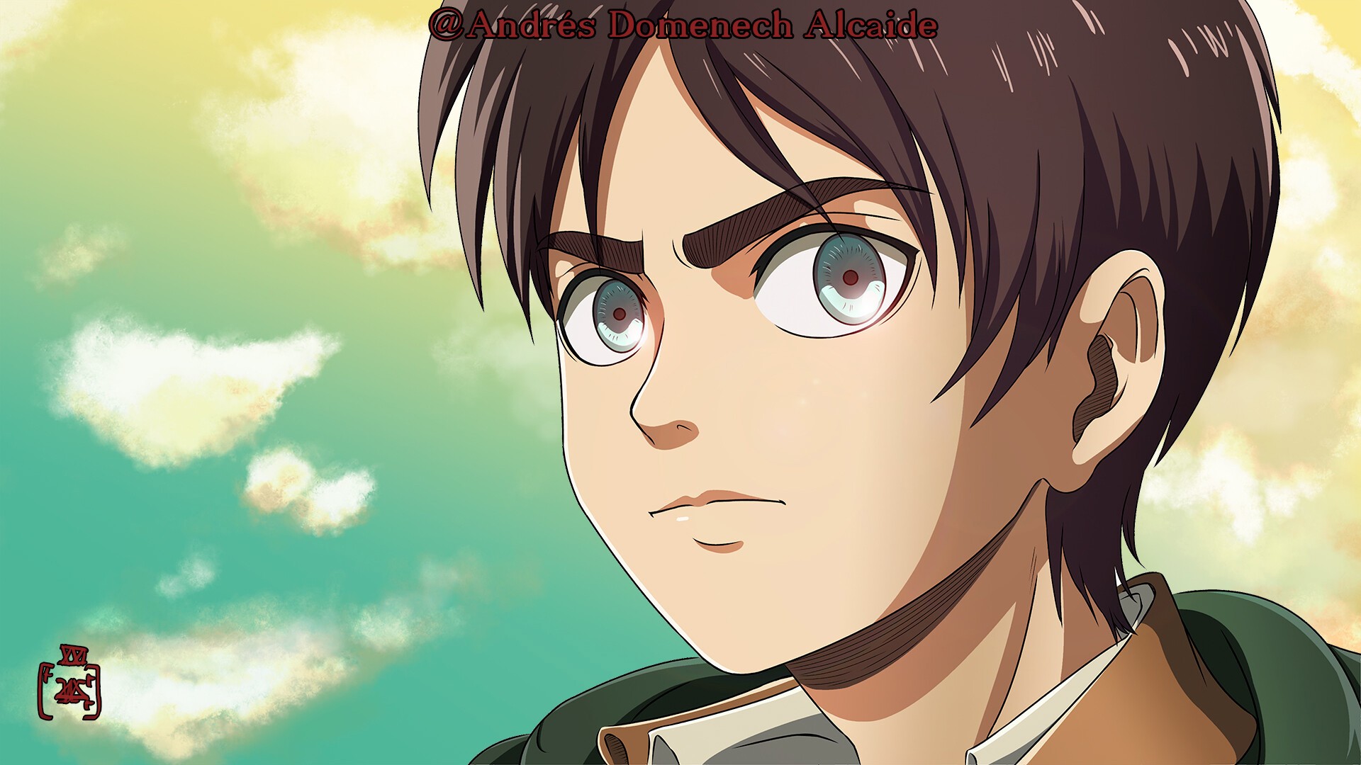 Grey Eyes Eren Yeager HD Attack On Titan Wallpaper