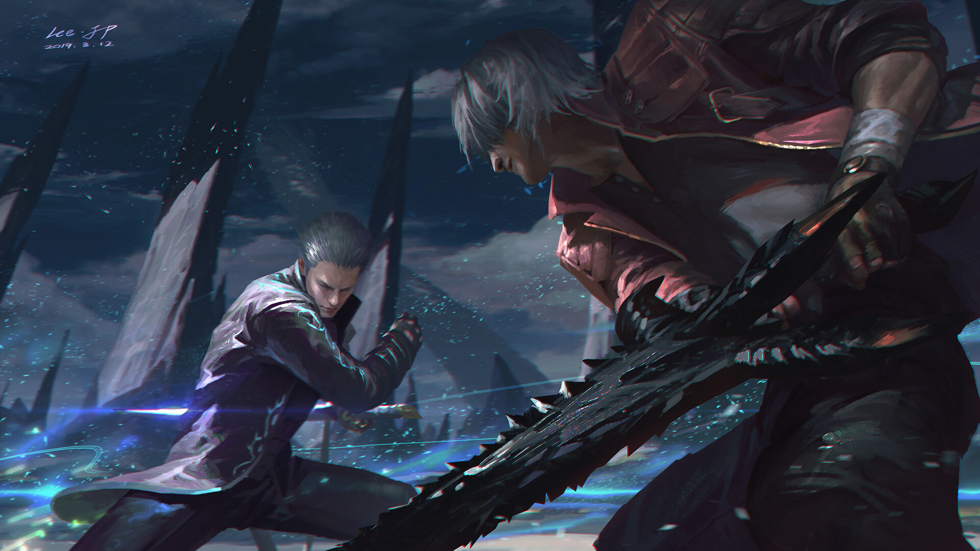 Dante Vergil HD Devil May Cry 5 Wallpaper