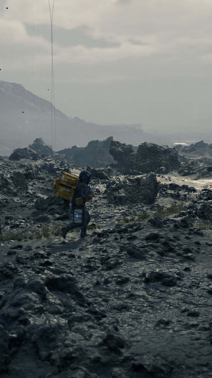 Download Death Stranding Phone Battleground Wallpaper