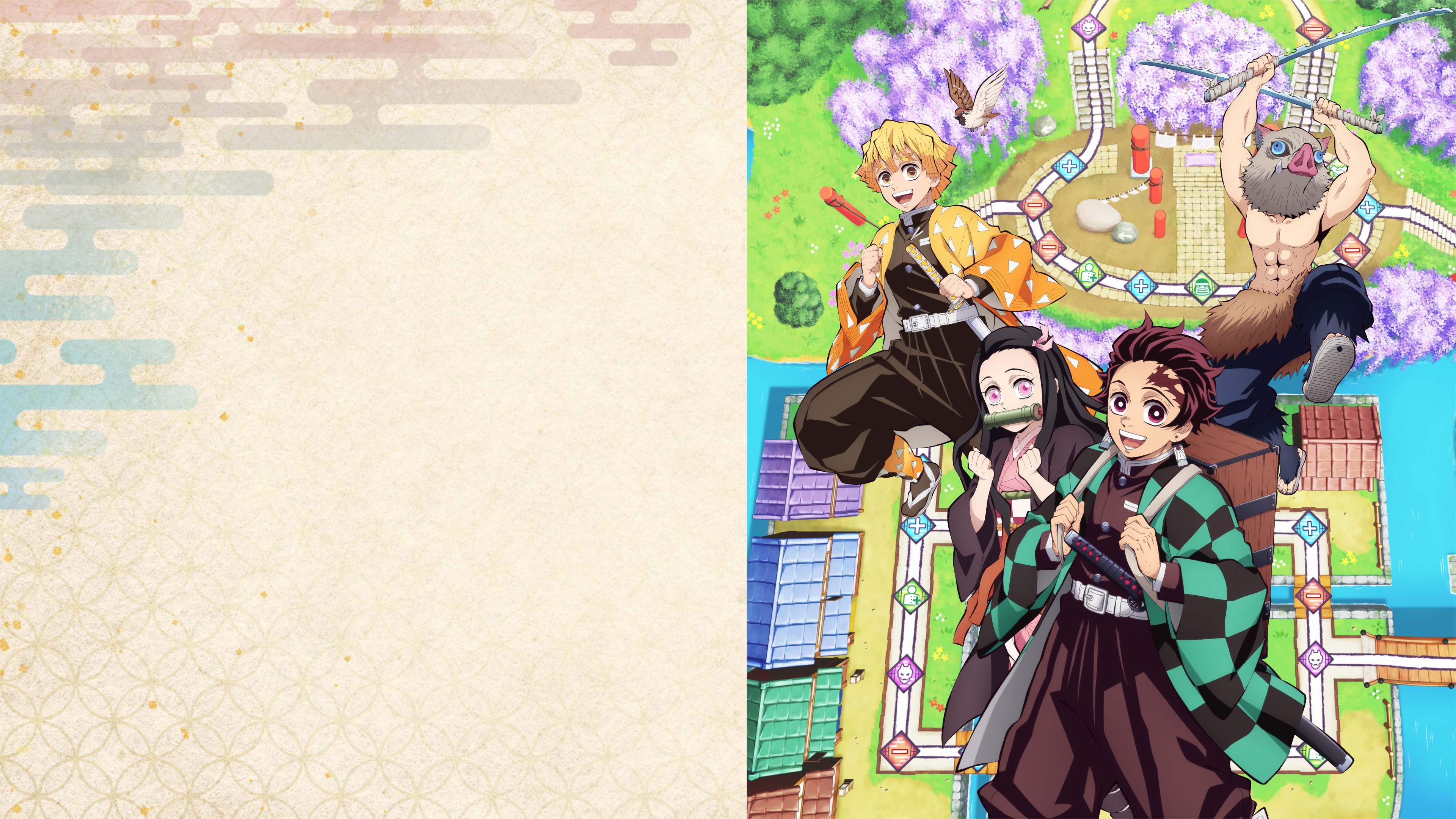 Download Demon Slayer -Kimetsu No Yaiba- Sweep The Board! 4k Ultra HD Wallpaper