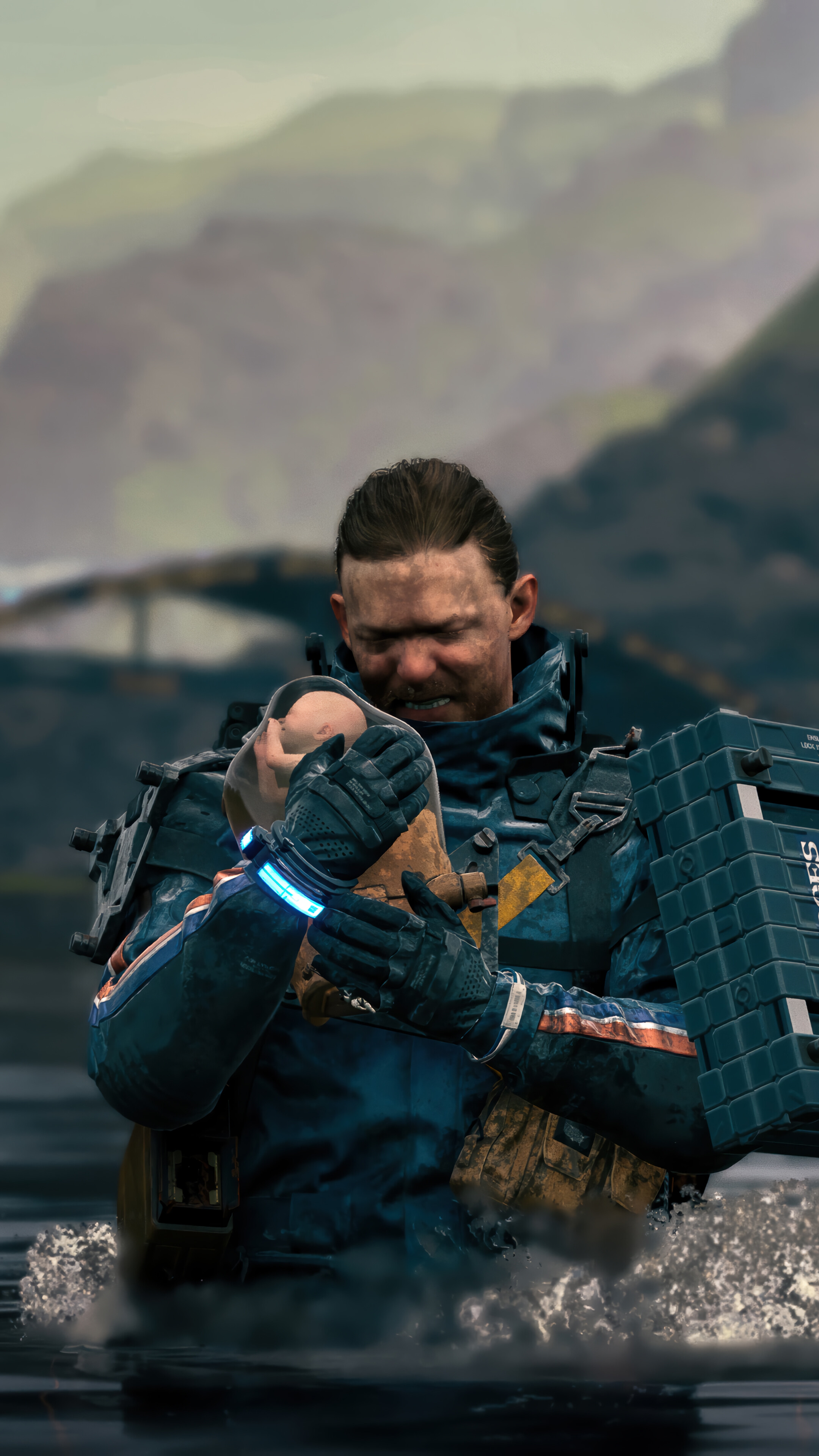 Death Stranding 2 Sam 4K Wallpaper iPhone HD Phone e