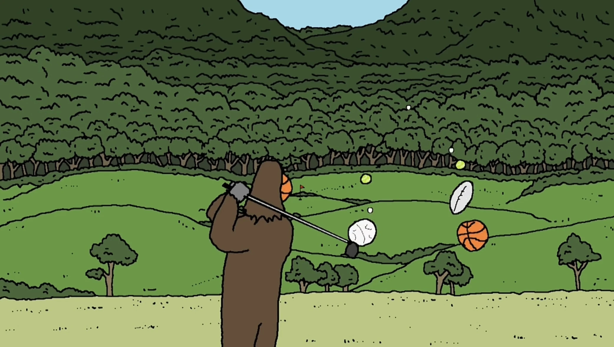 Sassy the Sasquatch. The Official Big Lez Show