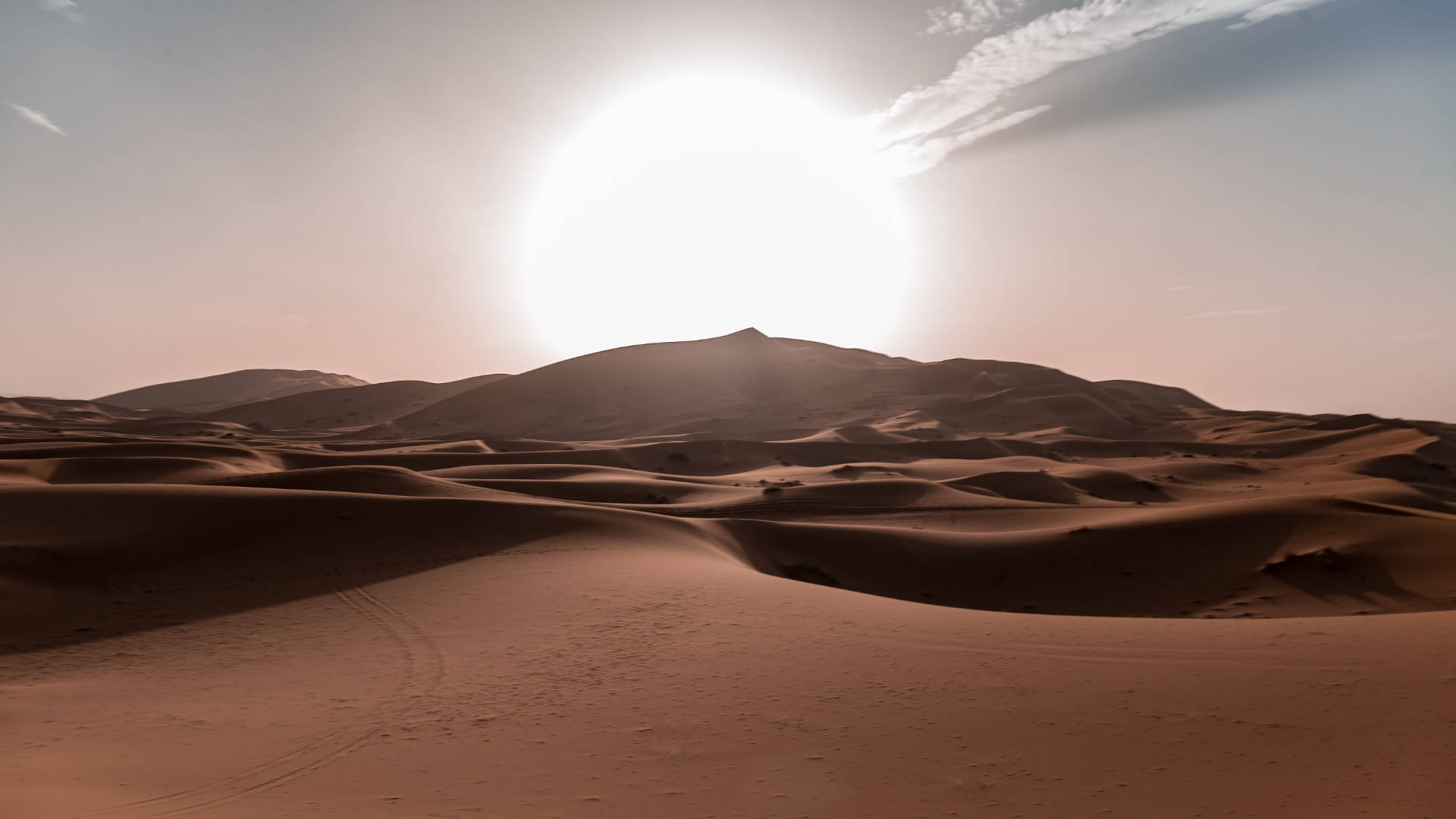Desert Sun Background