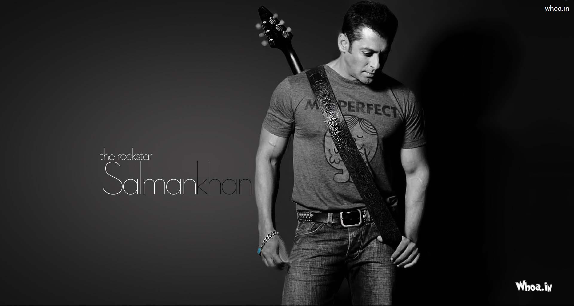Download Salman Khan On A Bridge HD Wallpaper