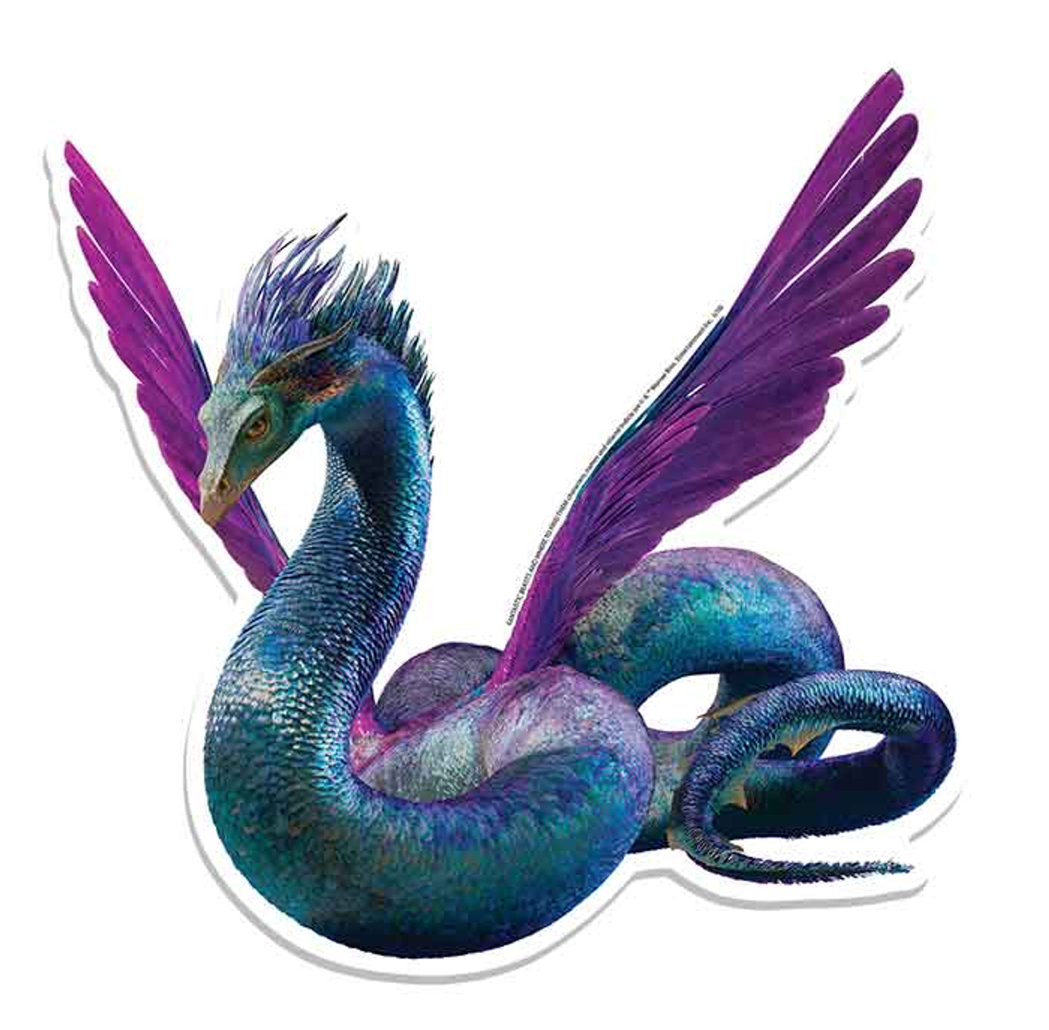 Occamy from Fantastic Beasts and Where to Find Them 3D Effect Official Cardboard Cutout Wall Art