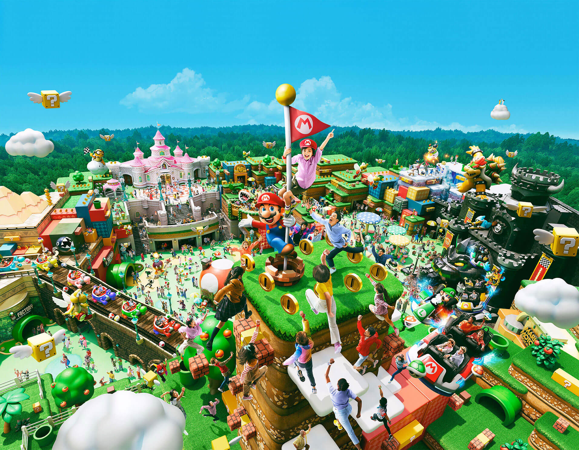Super Nintendo World website opens, offers a virtual tour and new key visual art